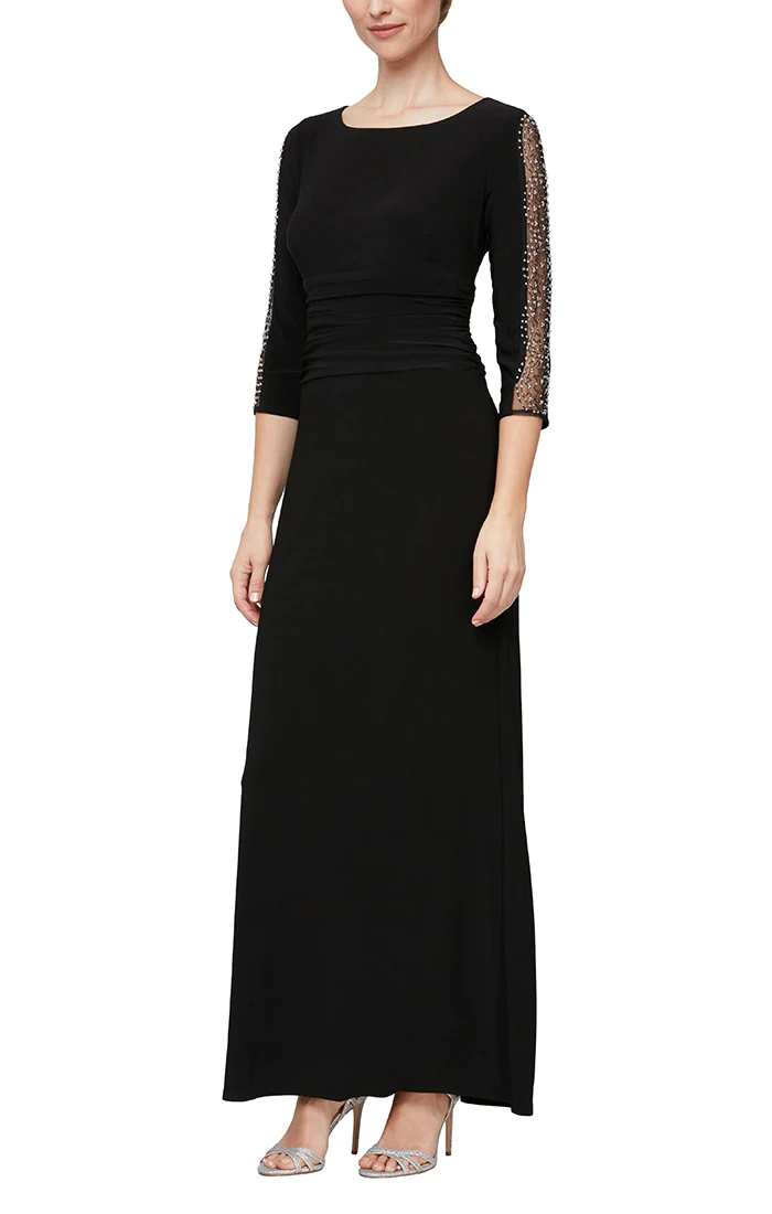 Formal Dresses Matte Long Formal Dress Black