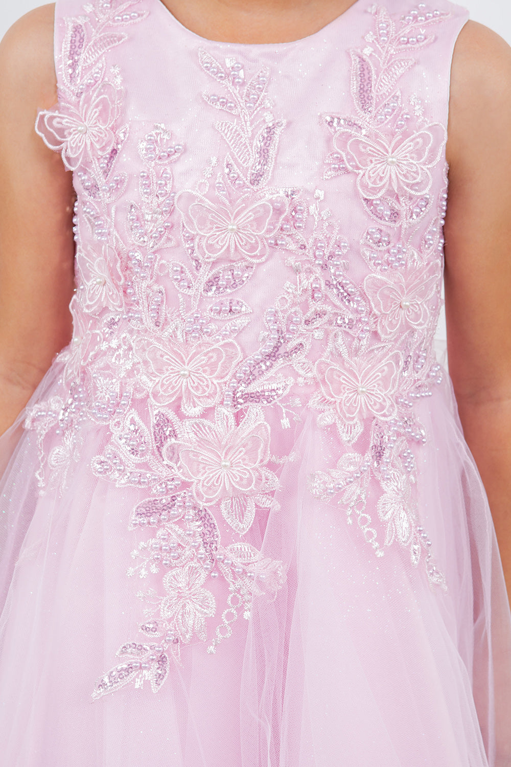 Flower Girl Dresses Short Applique Flower Girl Dresses Pink