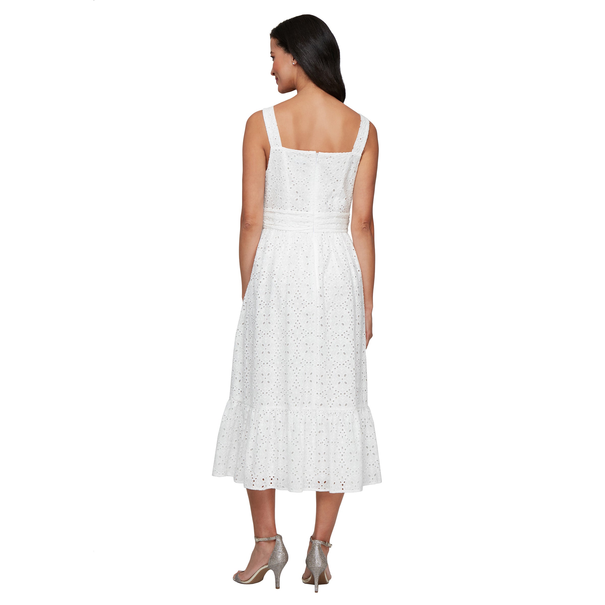 Wedding Dresses Simple Tea Length Wedding Dress Ivory