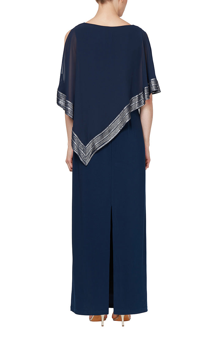 Mother of the Bride Dresses Fitted Long Mother of the Bride Dress Deep Navy