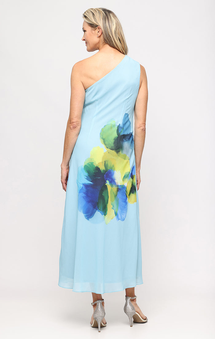 Formal Dresses Long Formal Print Evening Prom Dress SL Fashions 9172190 Blue/Multi