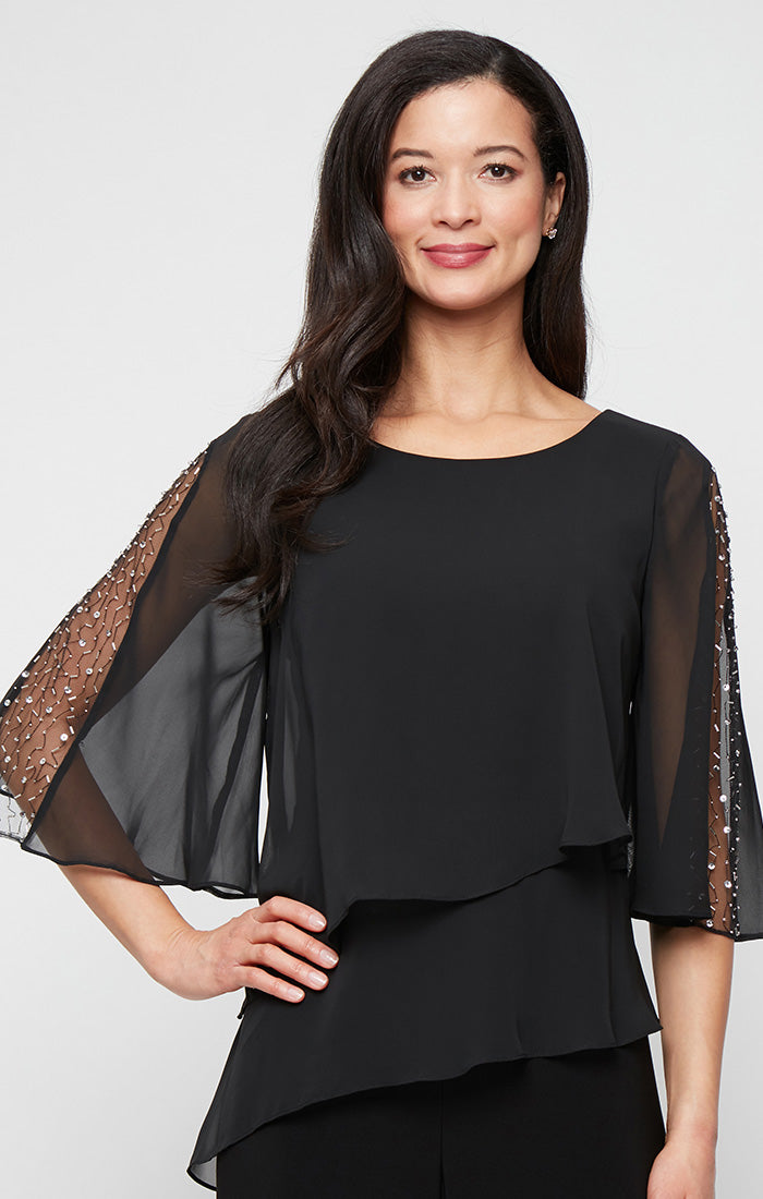 Jumpsuit Long Plus Size Formal Jumpsuit BLACK