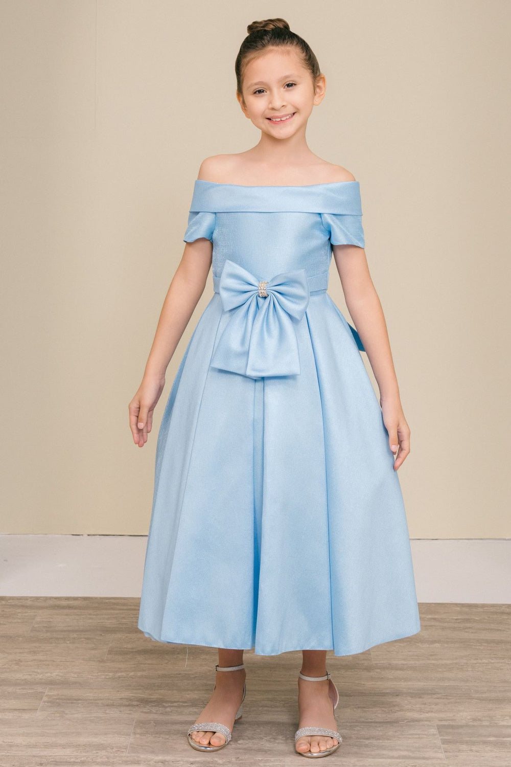 Flower Girl Dresses Midi A Line Ball Gown Flower Girl Dress Black
