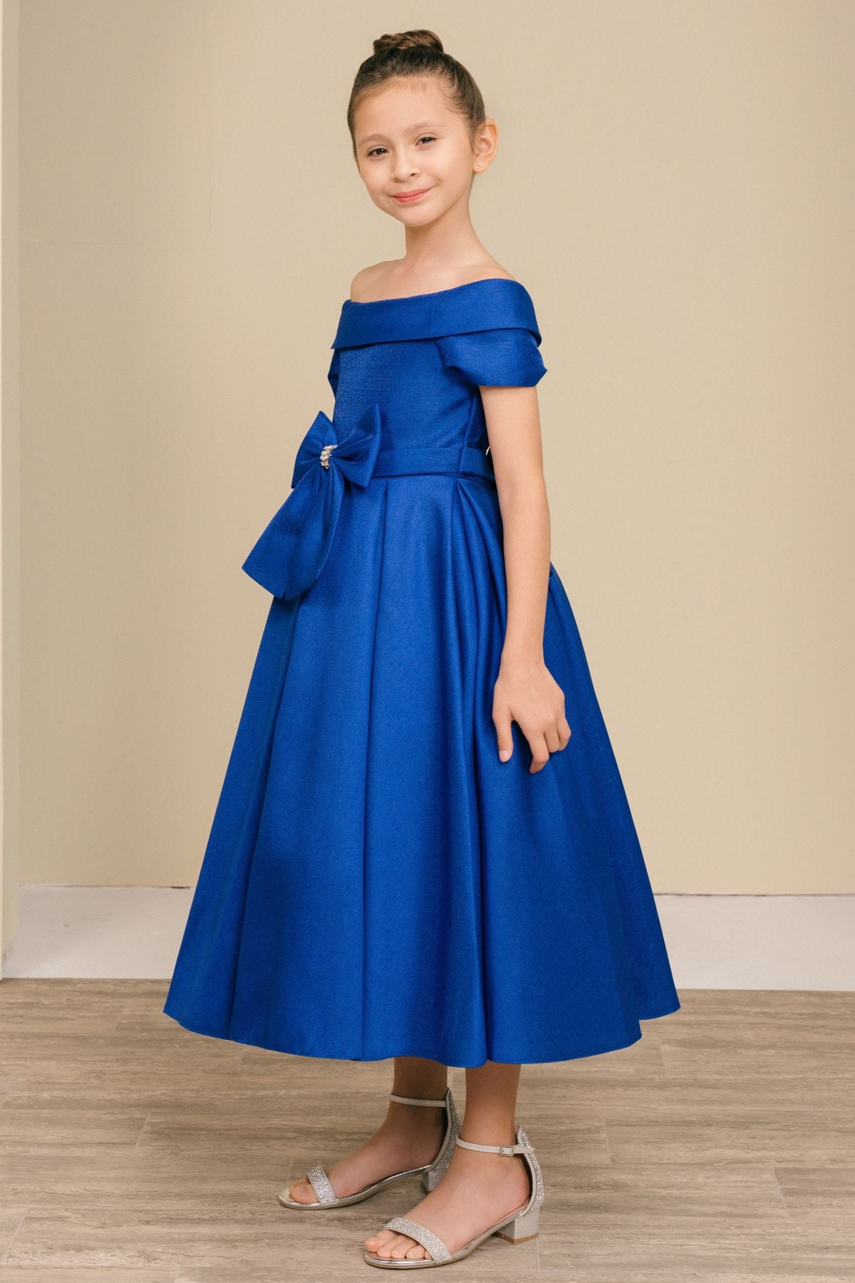 Flower Girl Dresses Midi A Line Ball Gown Flower Girl Dress Royal