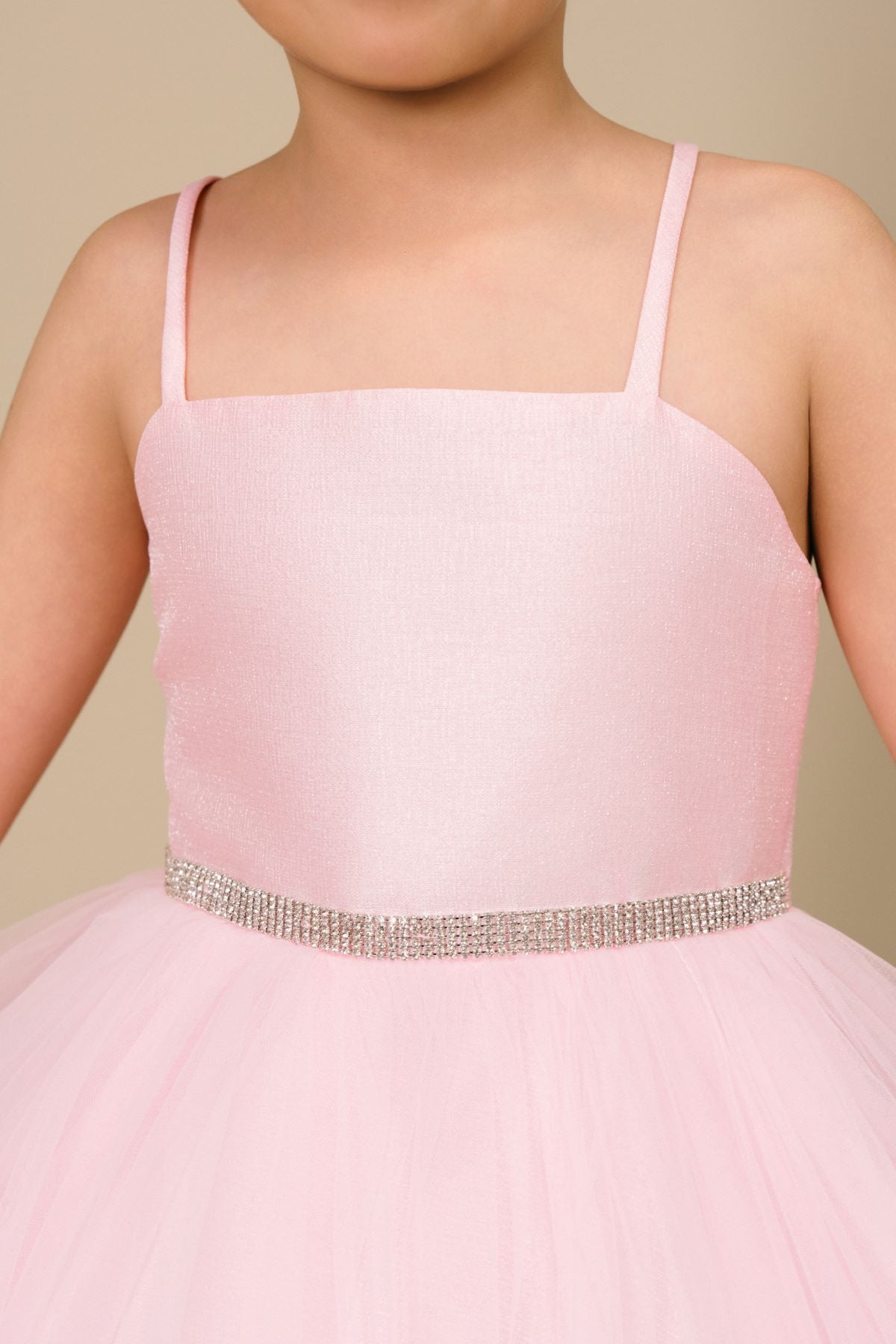 Square Knee-Length Tulle Flower Girl A-Line Cinderella Couture 9184