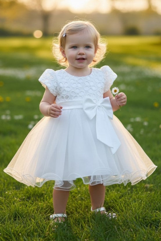 Jewel Mini Tulle Flower Girl Ball Gown by Cinderella Couture 9186B