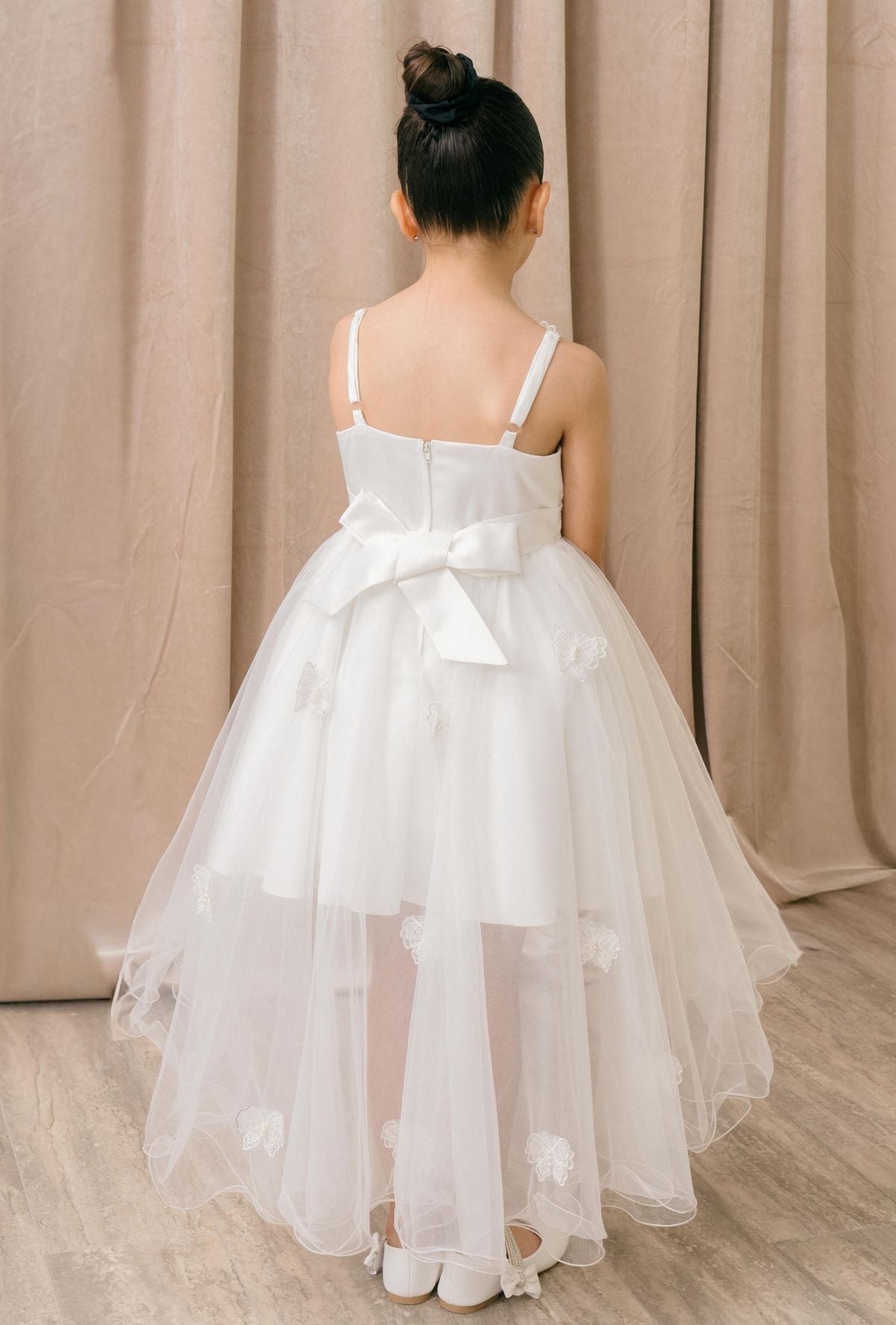 Flower Girl Dresses Lace Applique A Line Flower Girl Dress White