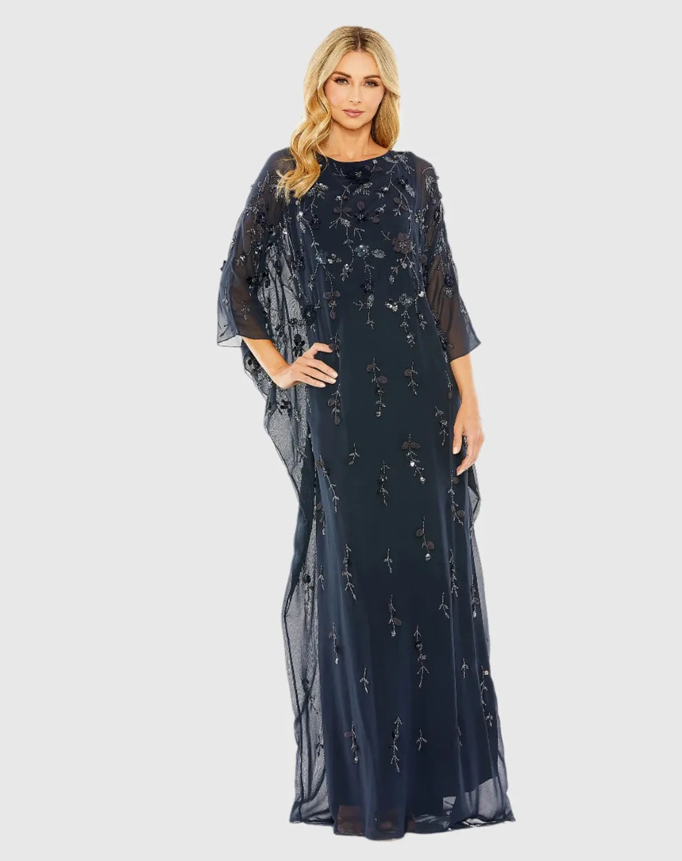 Mother of the Bride Dresses Long Floral Mother of the Bride Formal Dress Midnight