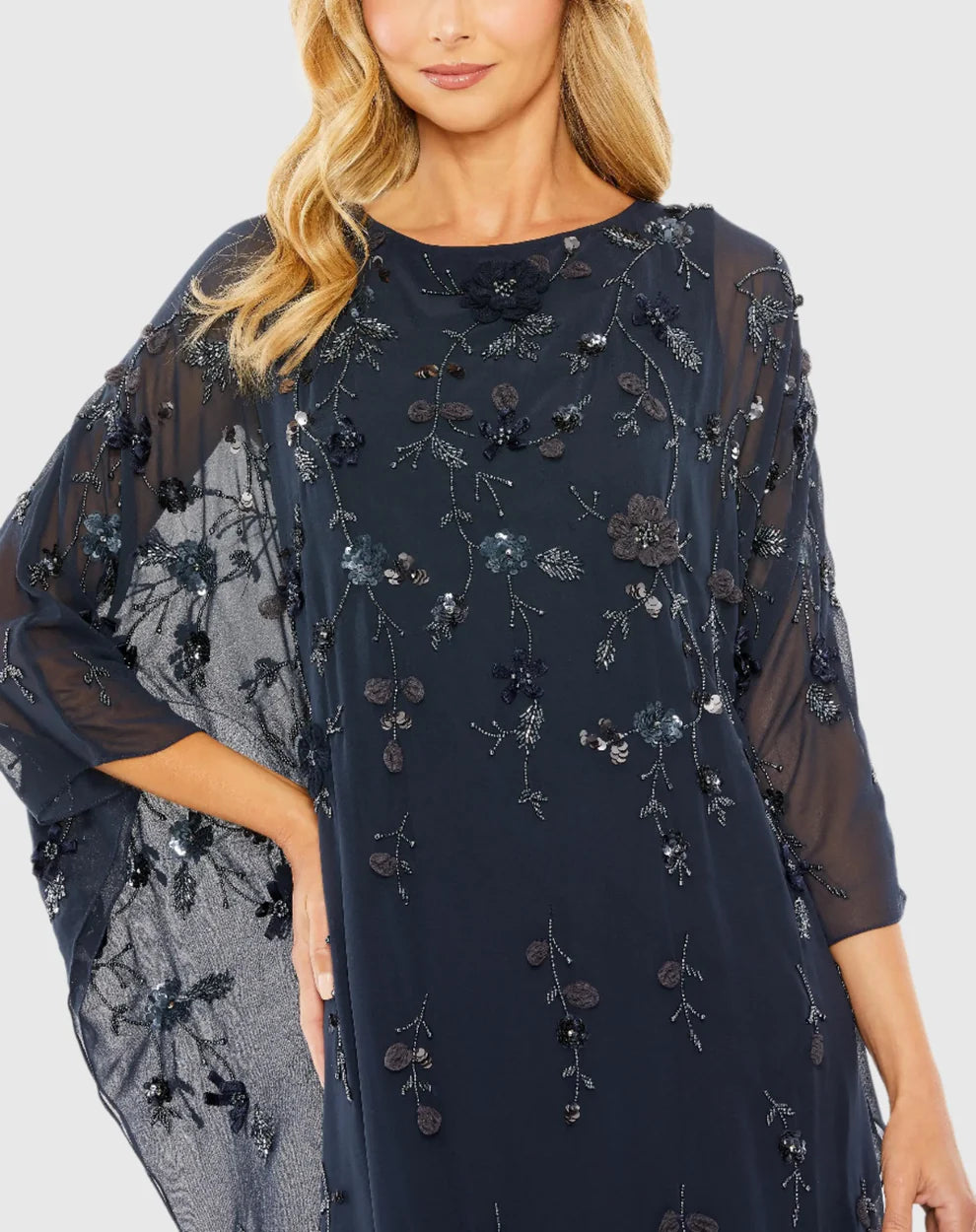 Mother of the Bride Dresses Long Floral Mother of the Bride Formal Dress Midnight