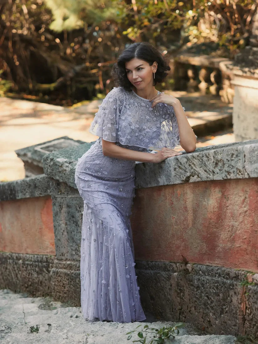 Mother of the Bride Dresses Long Mother of the Bride Dress Vintage Lilac