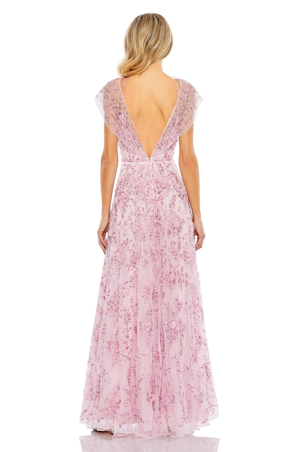 Formal Dresses Long Sequins Formal Prom Dress Candy Pink