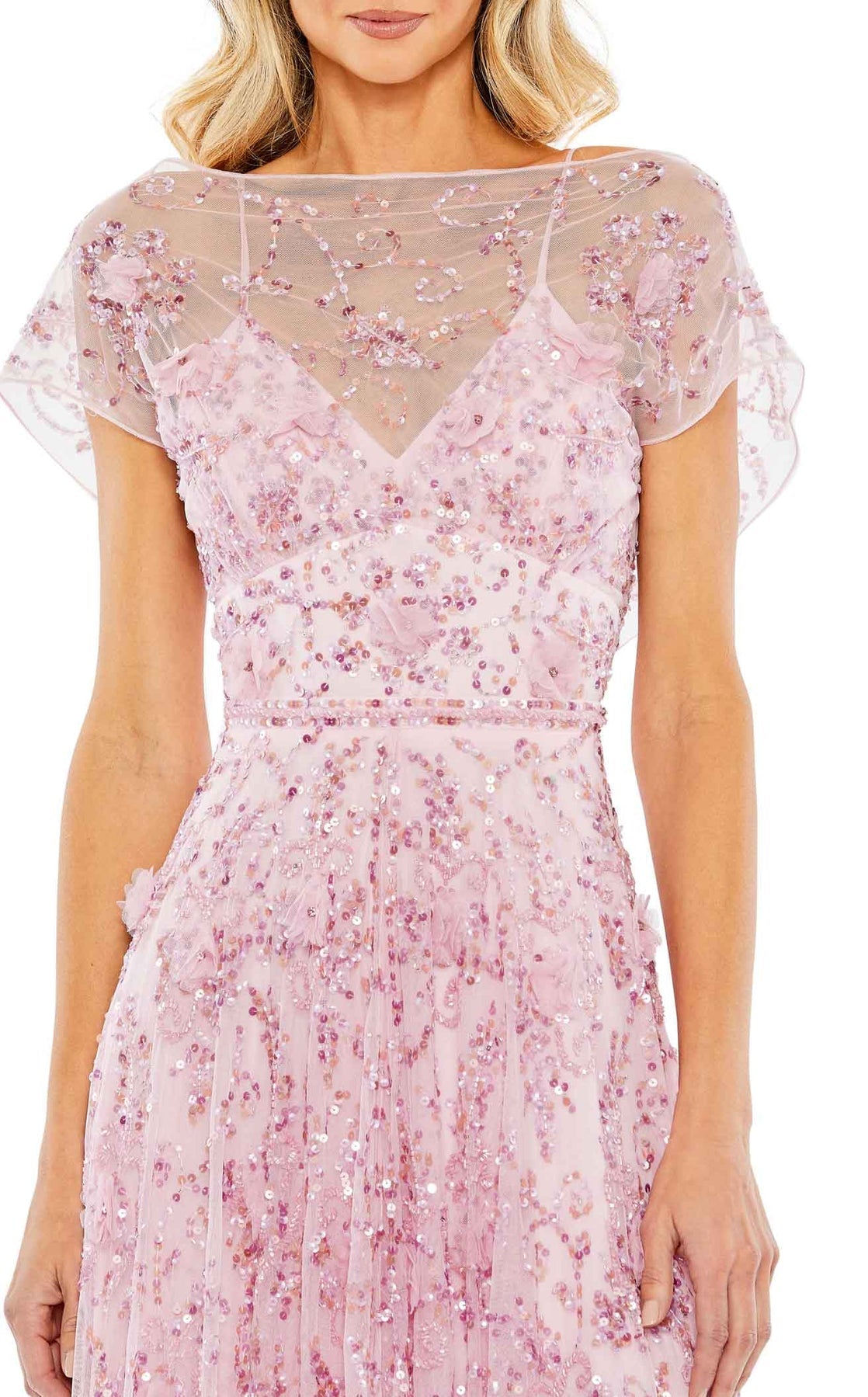 Formal Dresses Long Sequins Formal Prom Dress Candy Pink