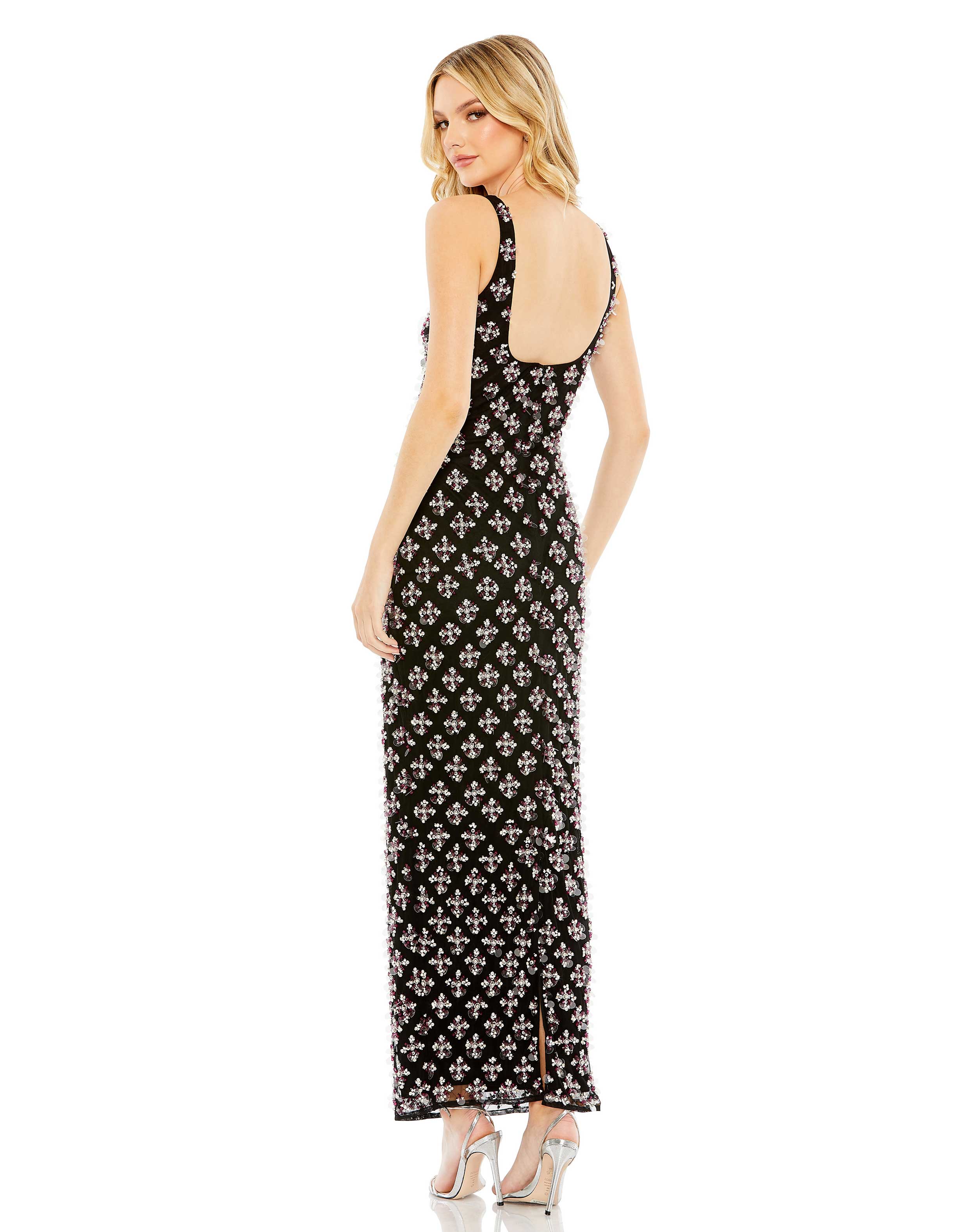 Formal Dresses Long Formal Prom Beaded Dress Black