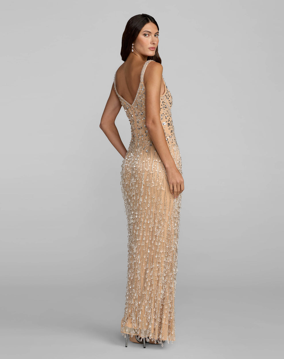Sweetheart Floor-Length Sequin Formal Sheath Mac Duggal 94207