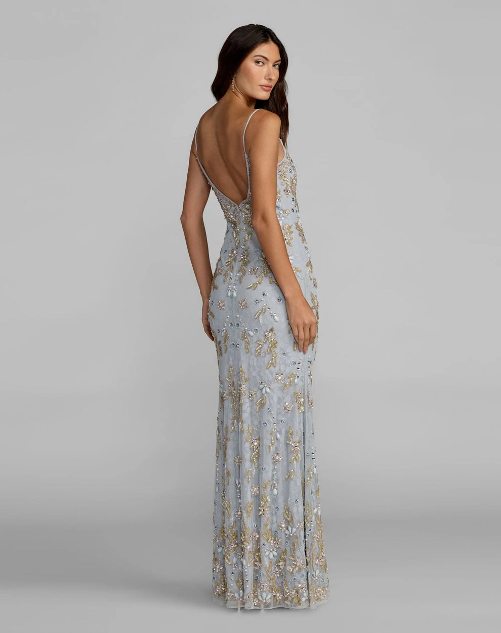 Sweetheart Floor-Length Tulle Evening Sheath/Column Mac Duggal 94311