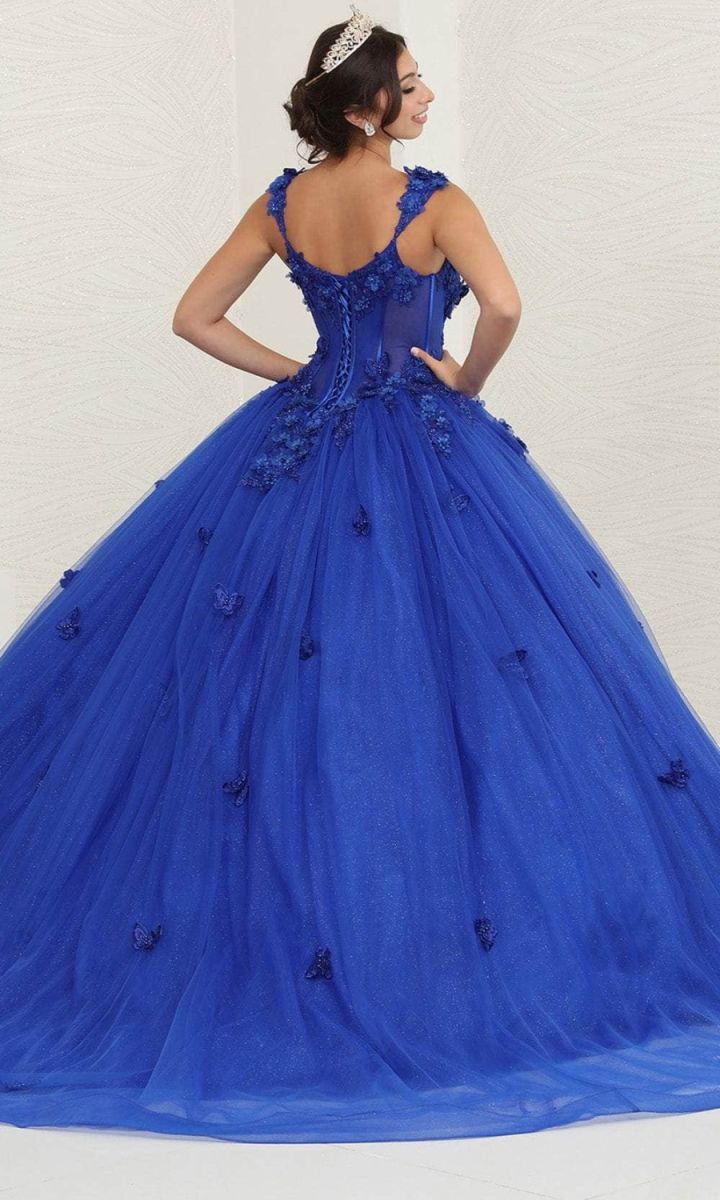 Scoop Floor-Length Tulle Quinceañera Ball Gown May Queen LK242