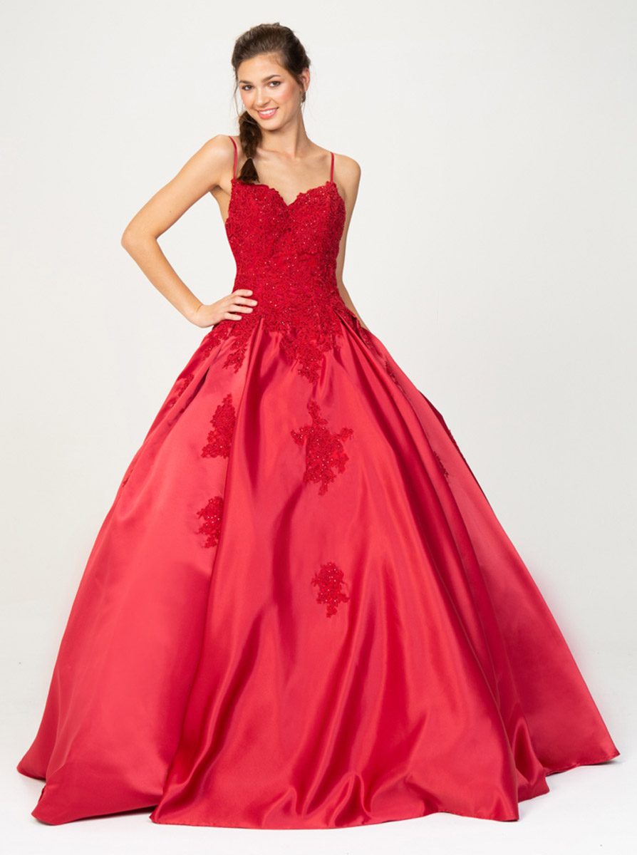 Prom Dresses Long Formal A Line Prom Ball Gown Dress Eureka Fashion 9500 Burgundy