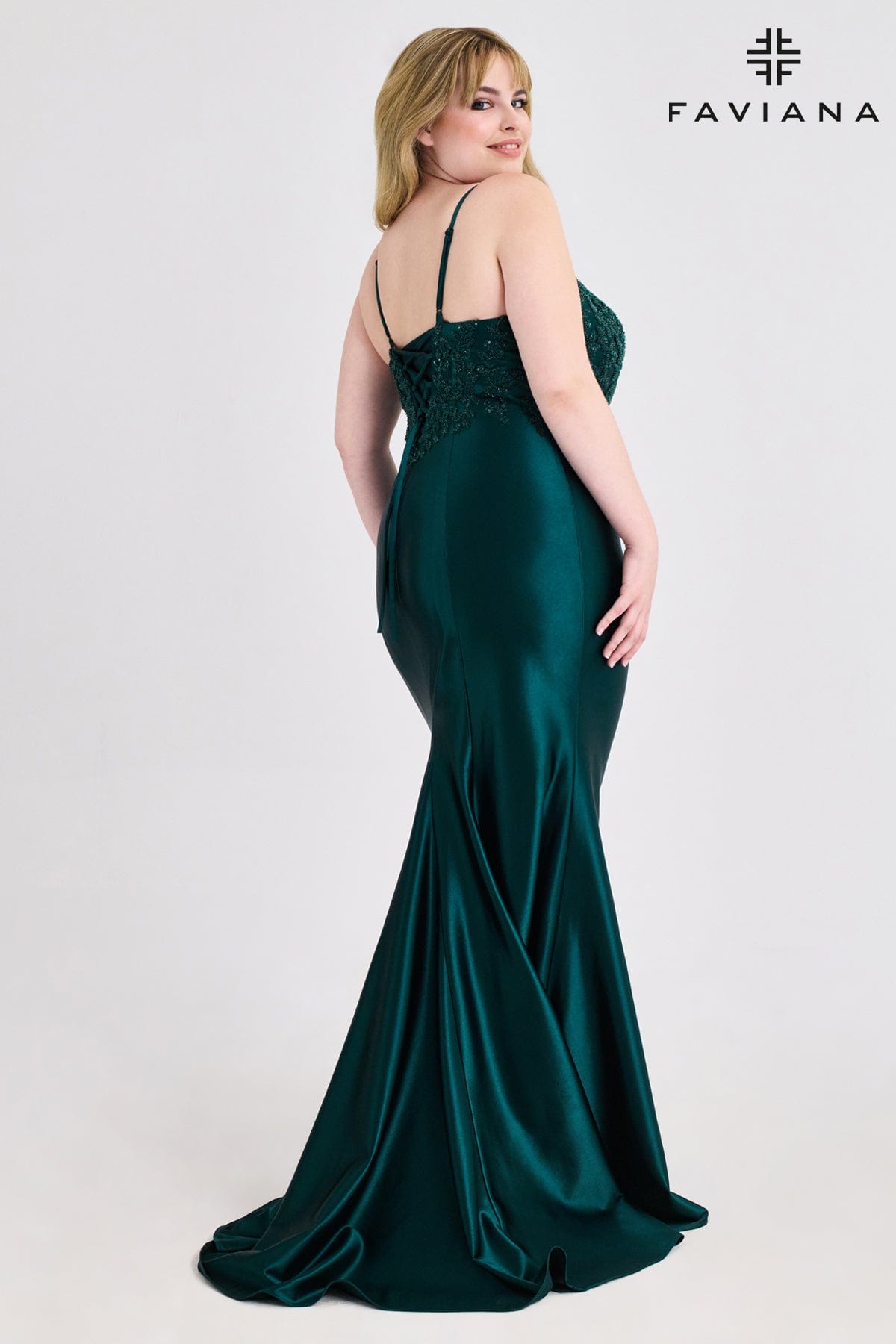 Formal Dresses Long Prom Formal Slit Dress Dark Hunter Green
