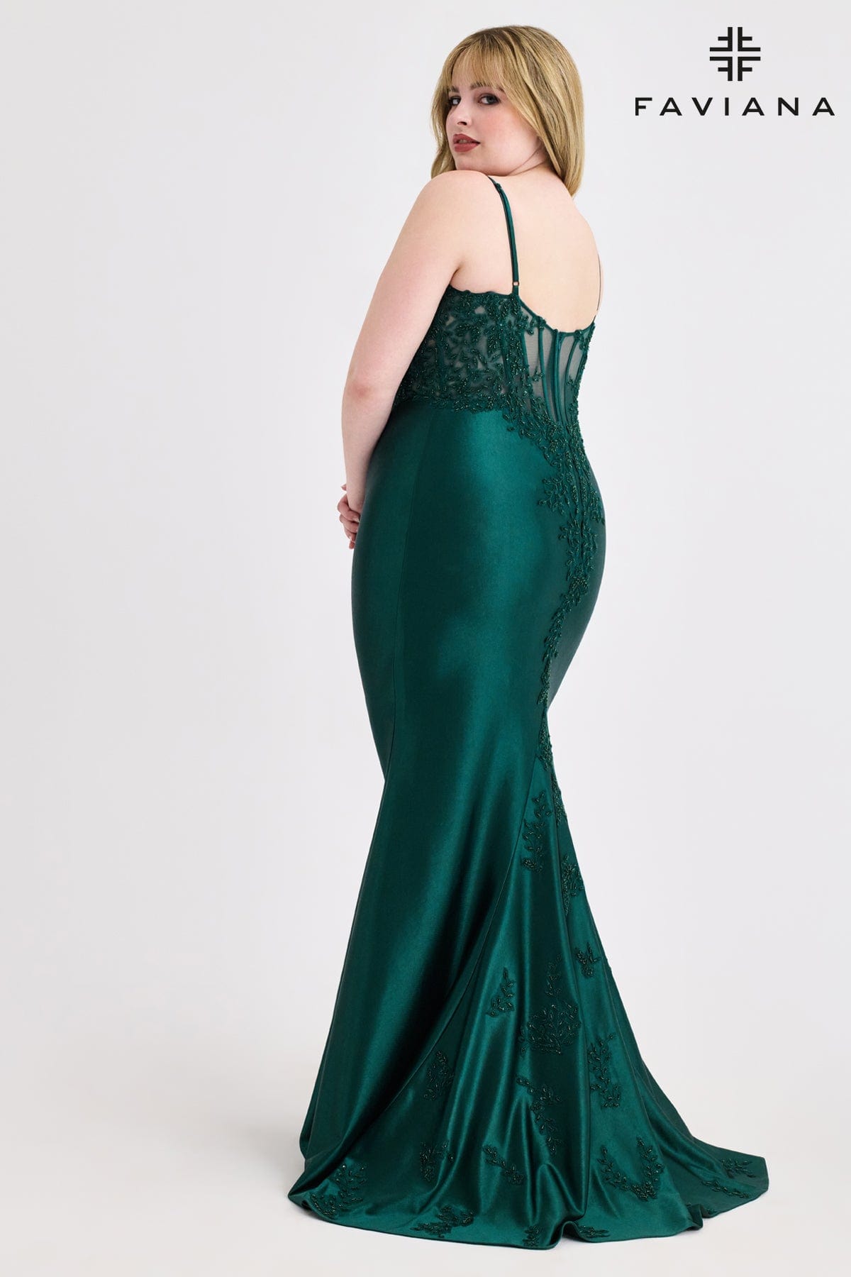 Formal Dresses Fitted Long Prom Formal Dress Dark Hunter Green