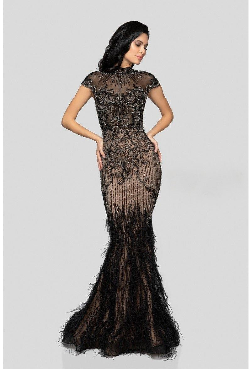 Terani Couture Fitted Long Prom Dress 1721GL4446 - The Dress Outlet