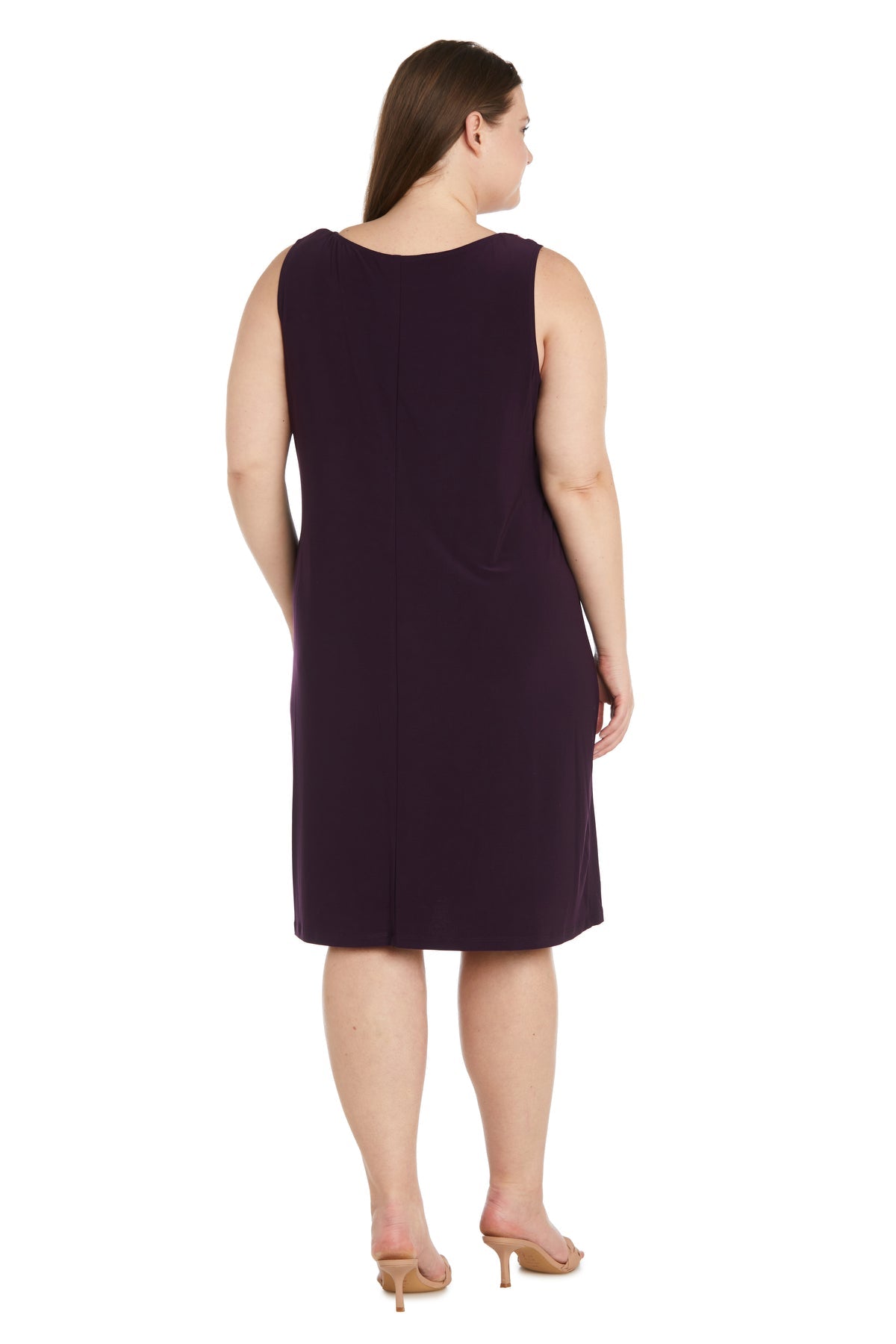 R&M Richards 9646W Short Printed Floral Jacket Mother of the Bride Dress