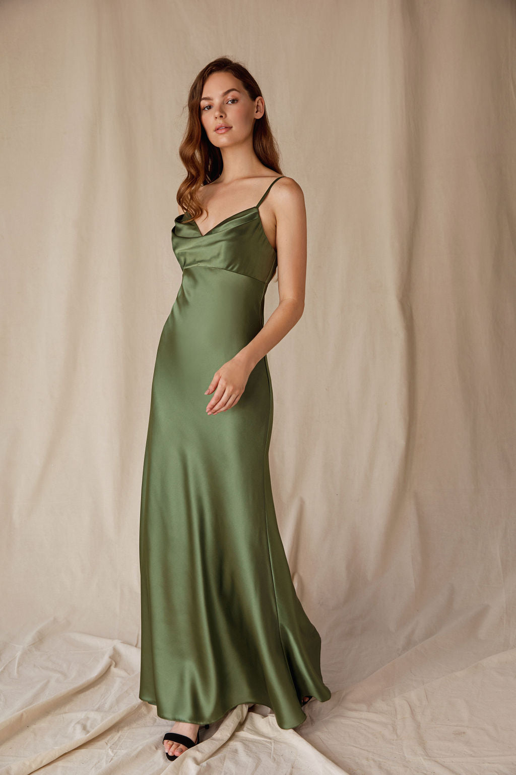 Prom Dresses Formal Prom Long Fitted Dress Eureka Fashion 9711 Olive