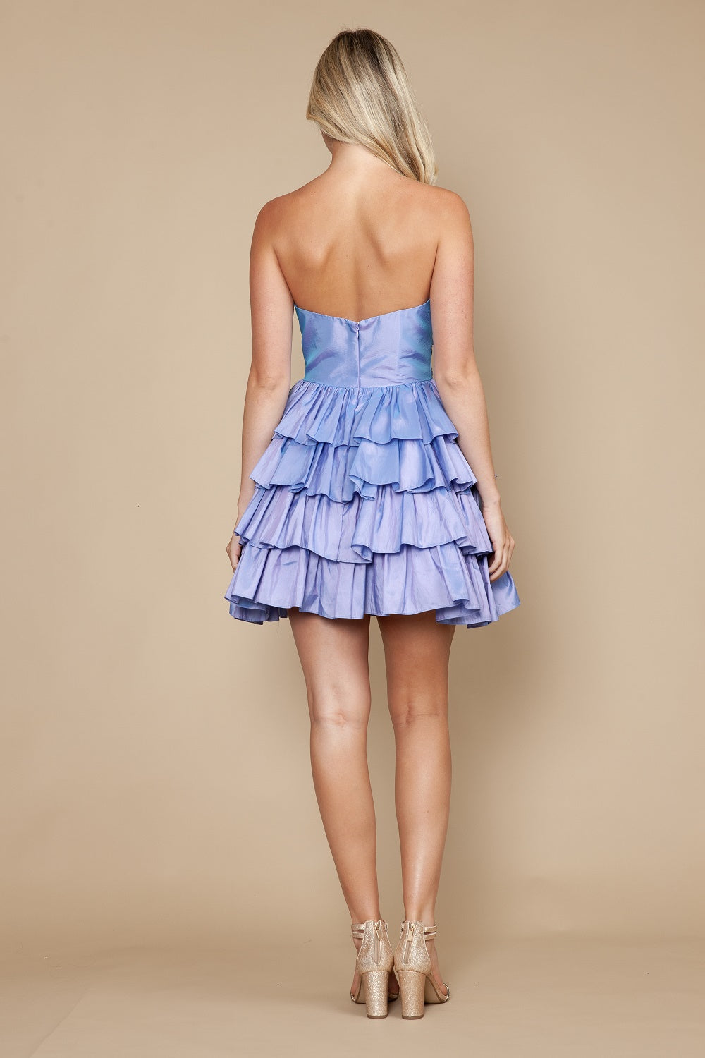 Cocktail Dresses Short A Line Mini Cocktail Dress Lavender