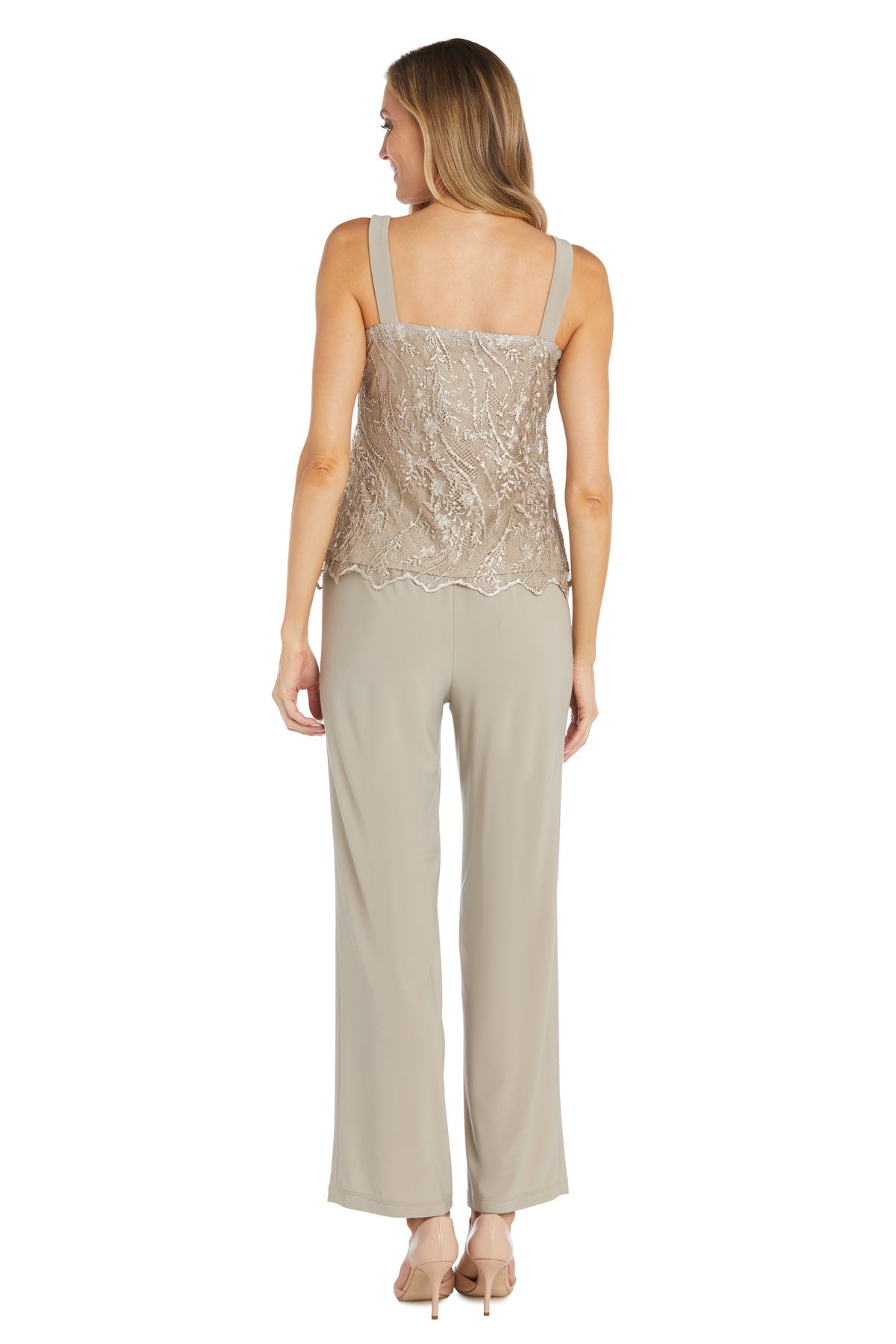Champagne 22W R&M Richards 9862 Two Piece Formal Jacket Pant Suit Sale