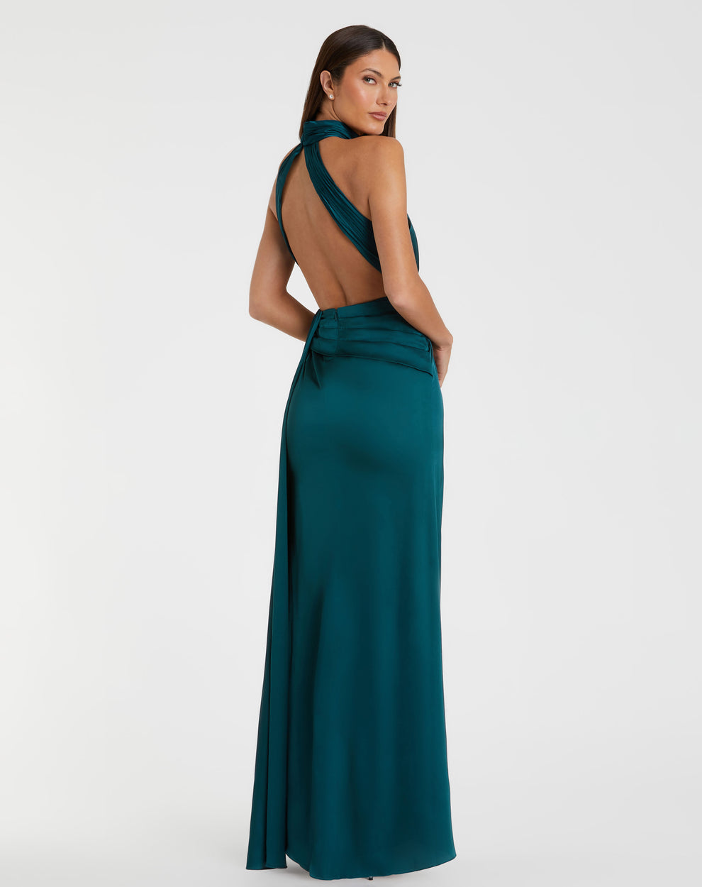 Formal Dresses Long Formal Slit Prom Petite Dress Mac Duggal 9911642P Ocean