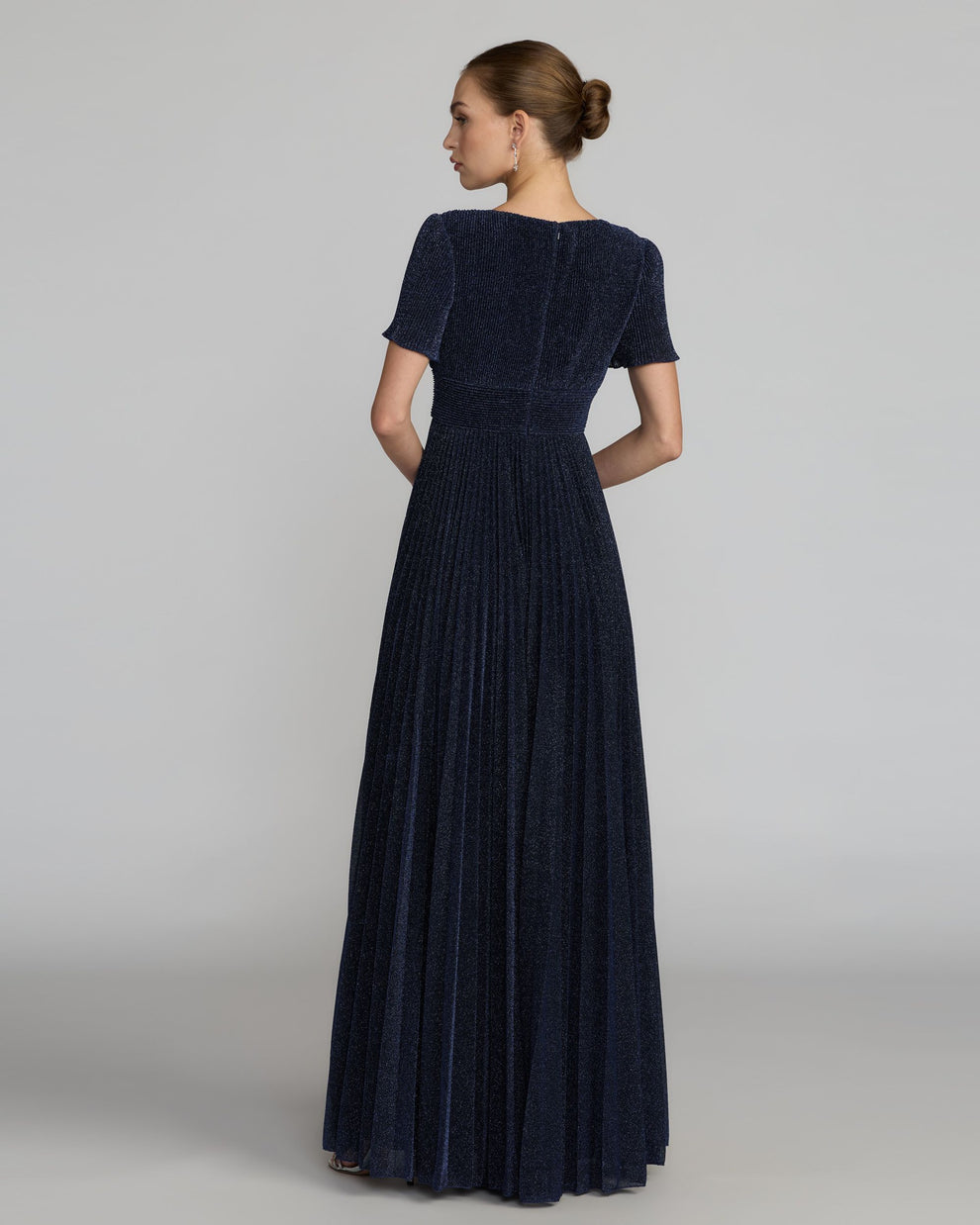V-Neck Floor-Length Jersey Formal A-Line Mac Duggal 9911881P
