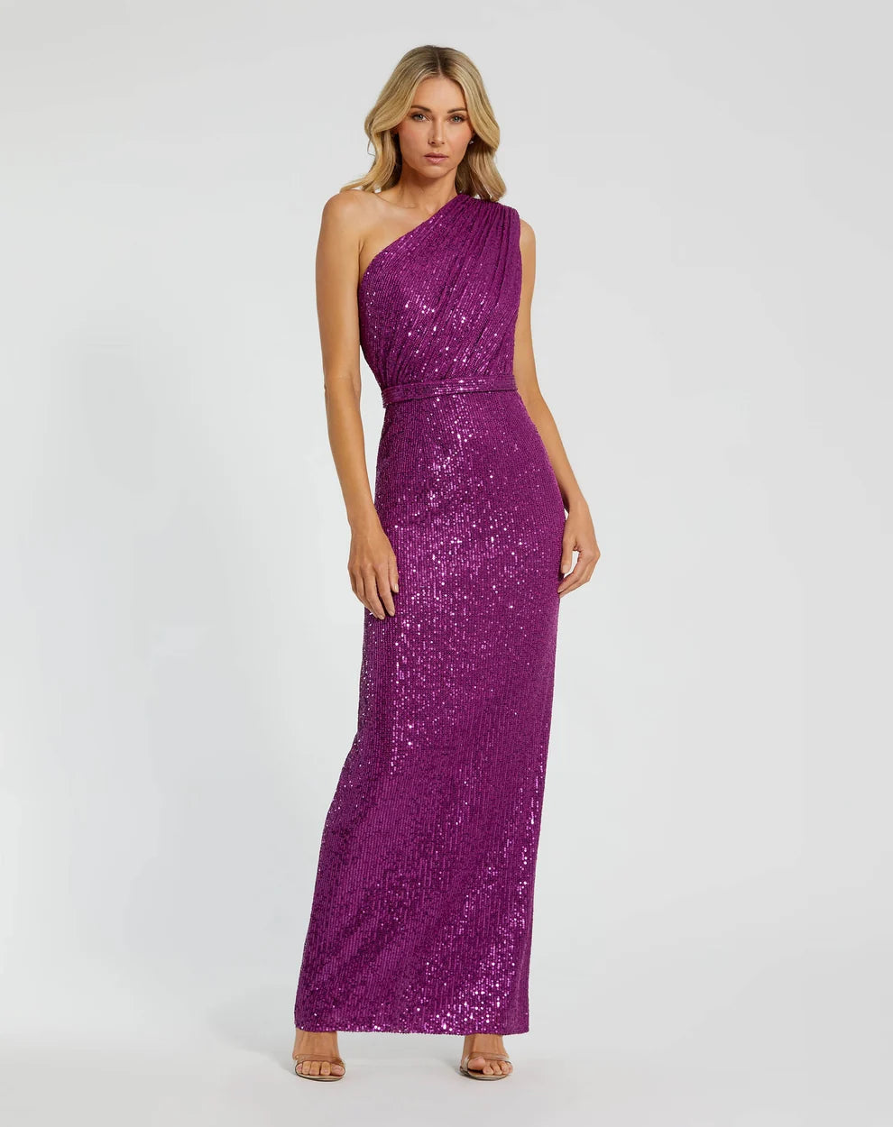 Long Sequin Evening Prom Formal Petite Dress Mac Duggal 9926694P