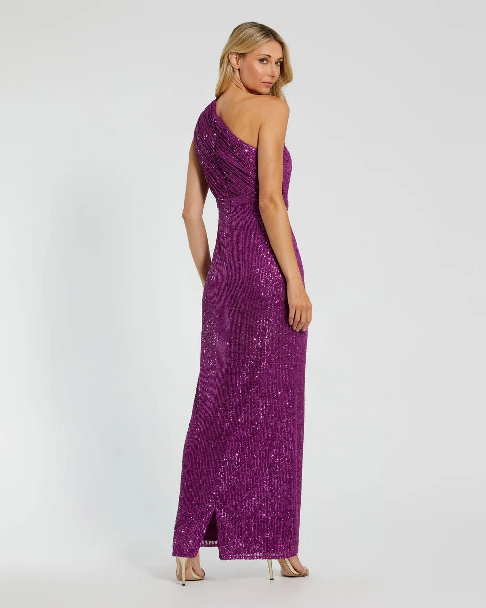 Long Sequin Evening Prom Formal Petite Dress Mac Duggal 9926694P