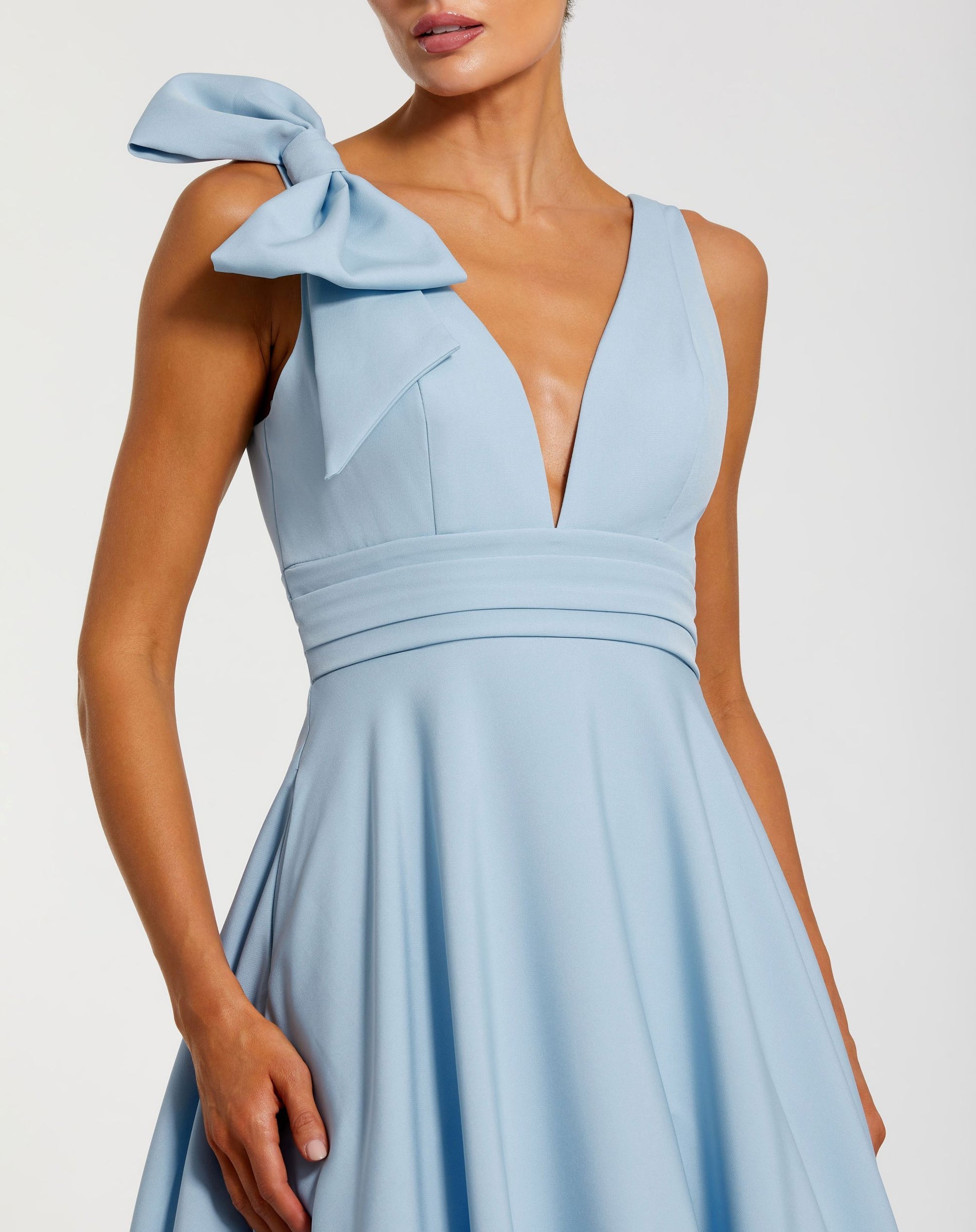 Prom Dresses Long Formal Ball Gown Prom Petite Dress Mac Duggal 9949972P Powder Blue
