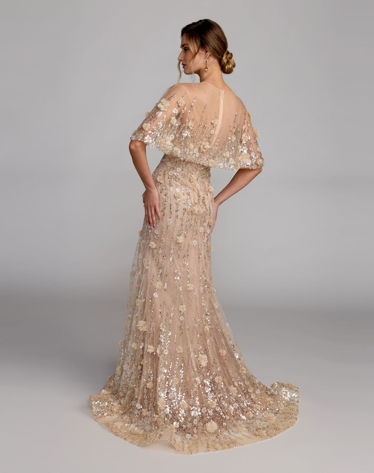 Illusion Floor-Length Sequin Occasion Mermaid Mac Duggal 9969188P