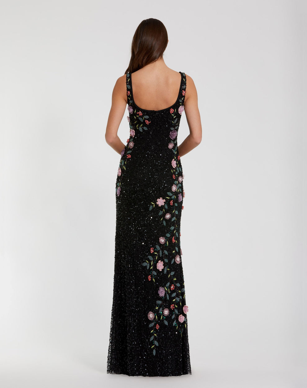 Scoop Floor-Length Sequin Formal Mermaid Mac Duggal 999340P