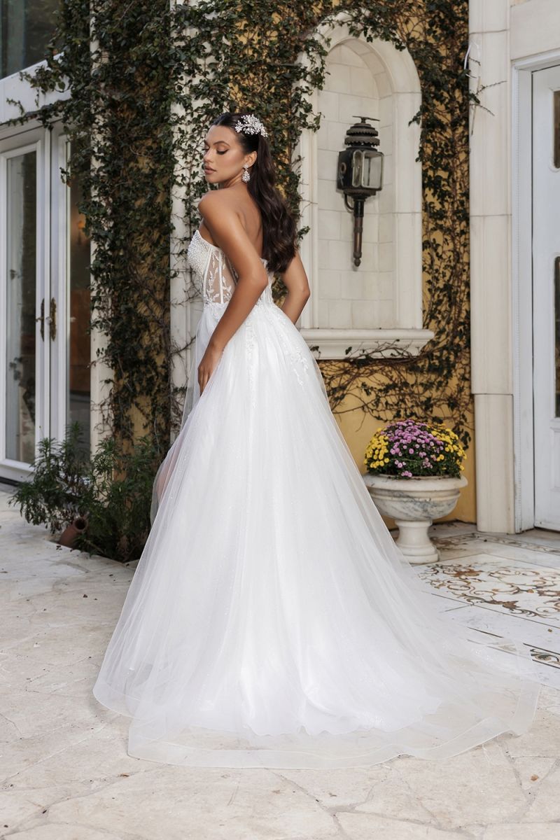 Sweetheart Floor-Length Tulle Prom A-Line May Queen RQ8184