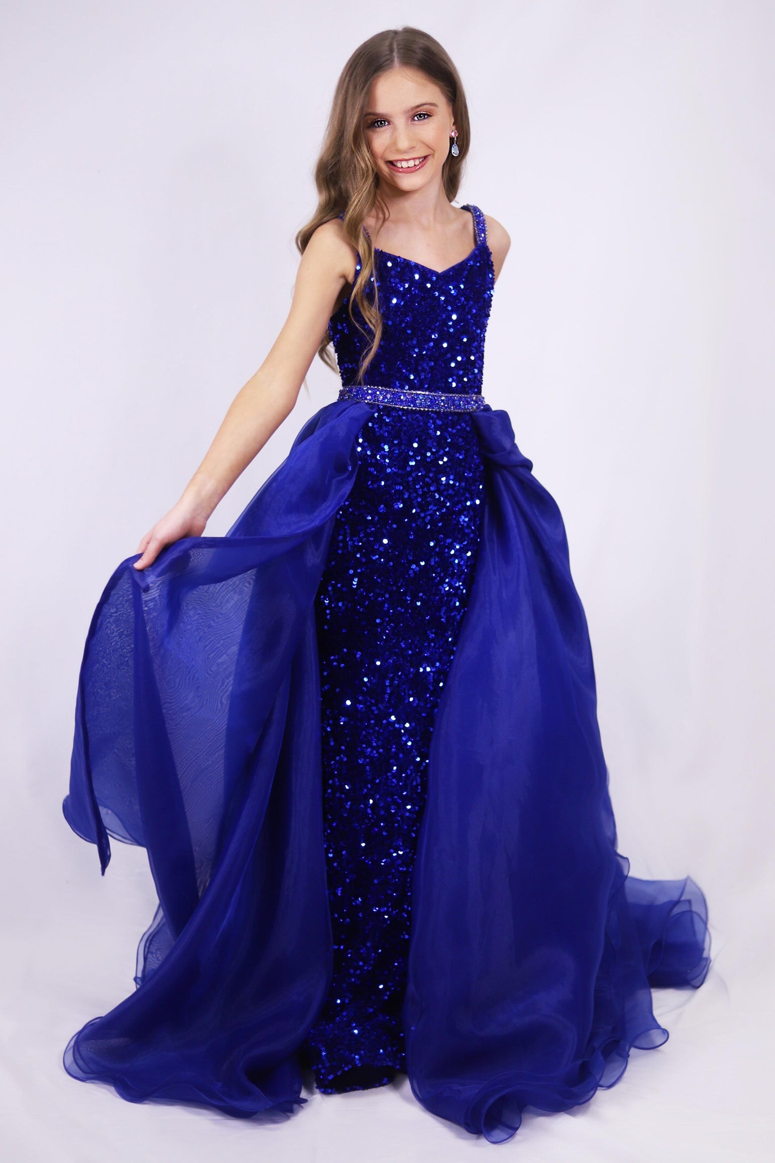 Sweetheart Floor-Length Sequin Formal Sheath Ava Presley 27734