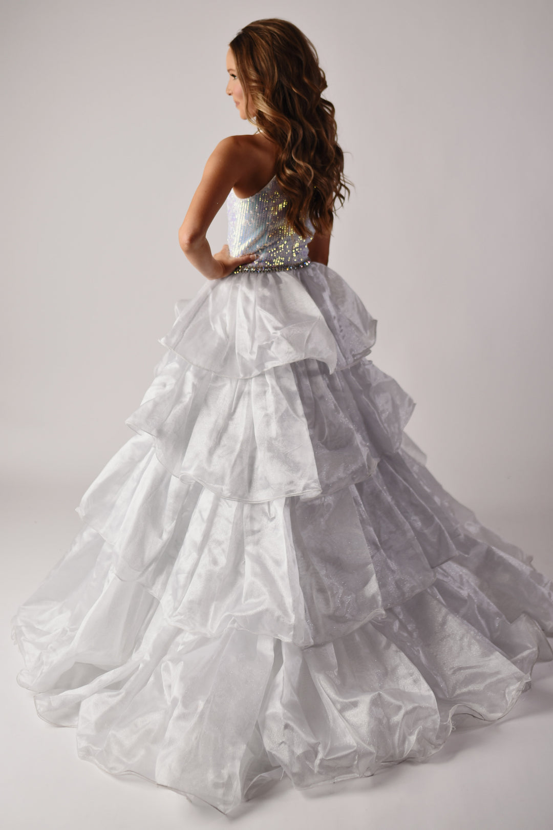 Halter Floor-Length Tulle Special Occasion Ball Gown Ava Presley 38021