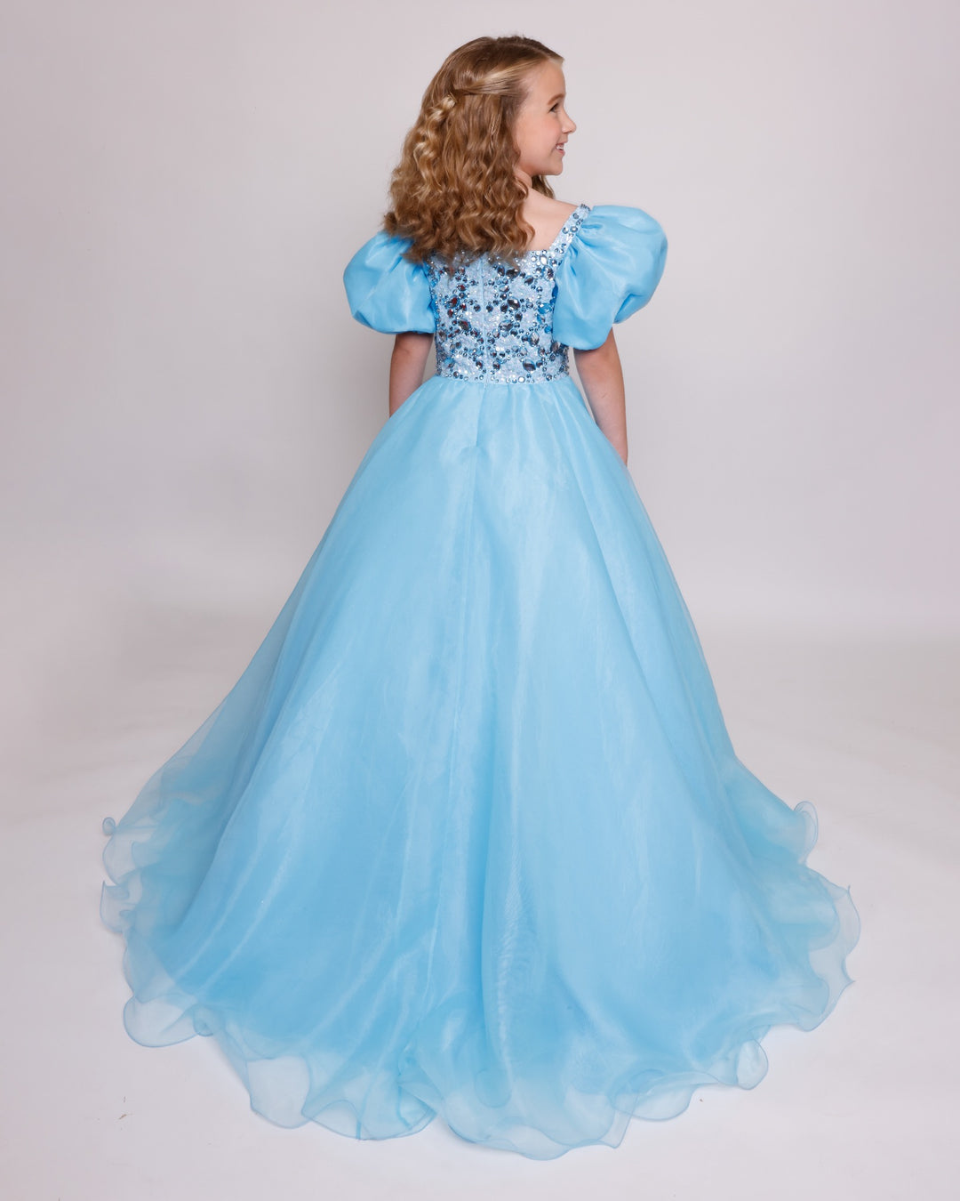 Square Floor-Length Tulle Special Occasion Ball Gown Ava Presley 39885