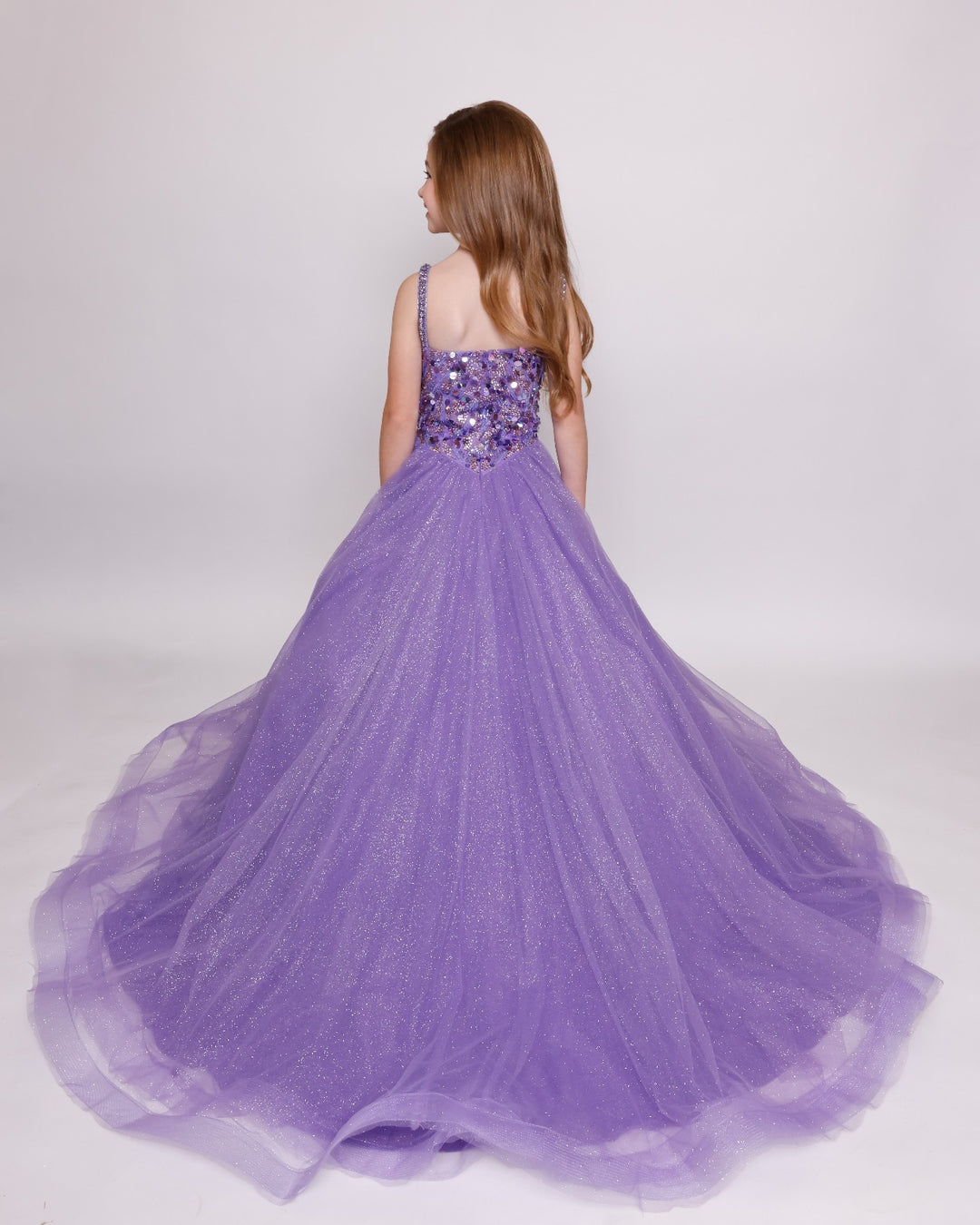 Scoop Floor-Length Tulle Special Occasion Ball Gown Ava Presley 39896