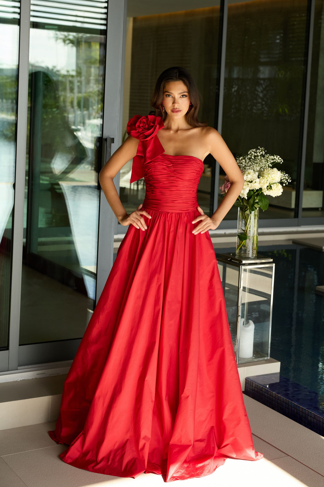 Prom Dresses Long Ball Gown Formal Prom Dress Red