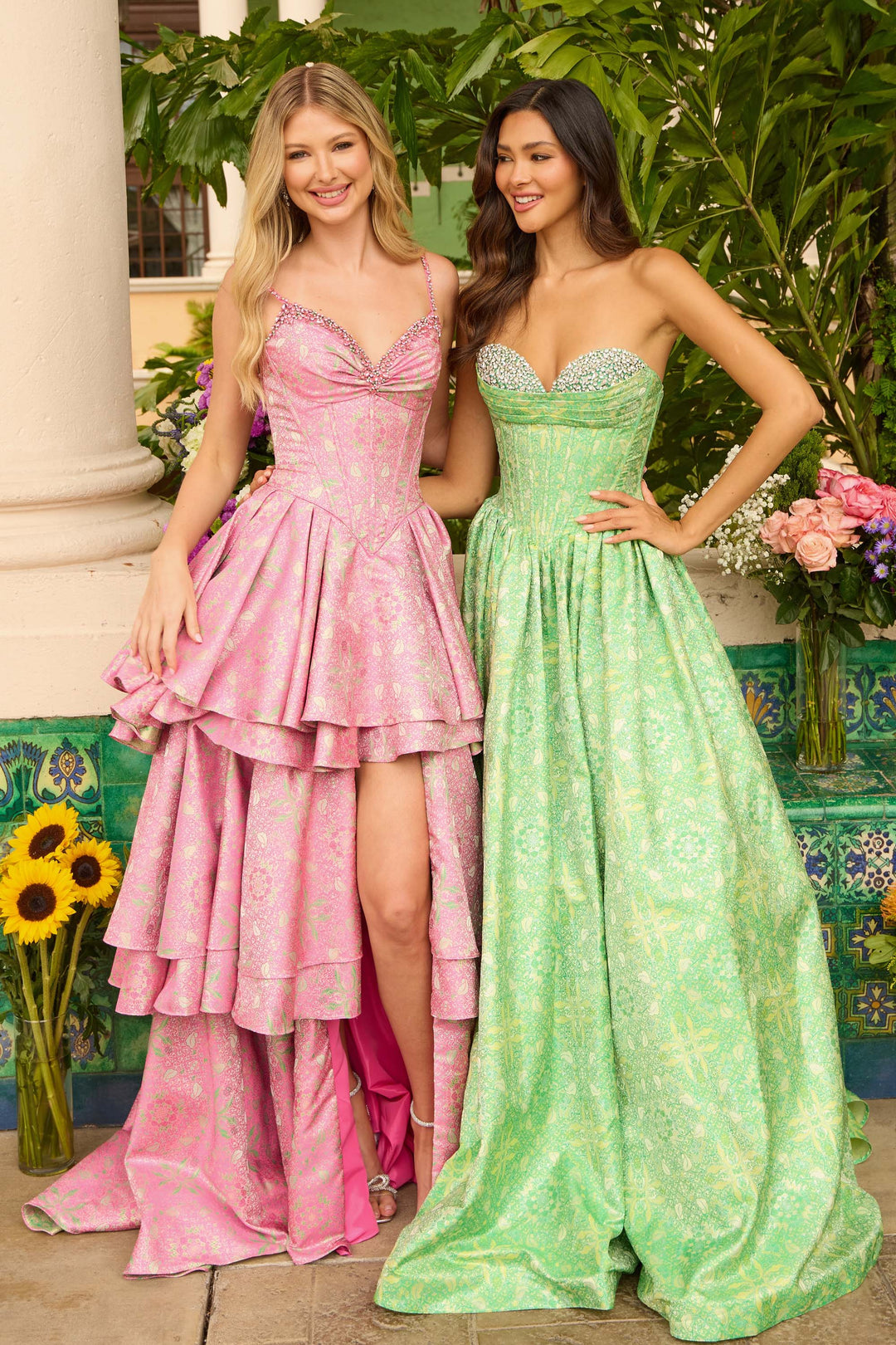Prom Dresses Long Formal Beaded Corset Evening Prom Dress Green