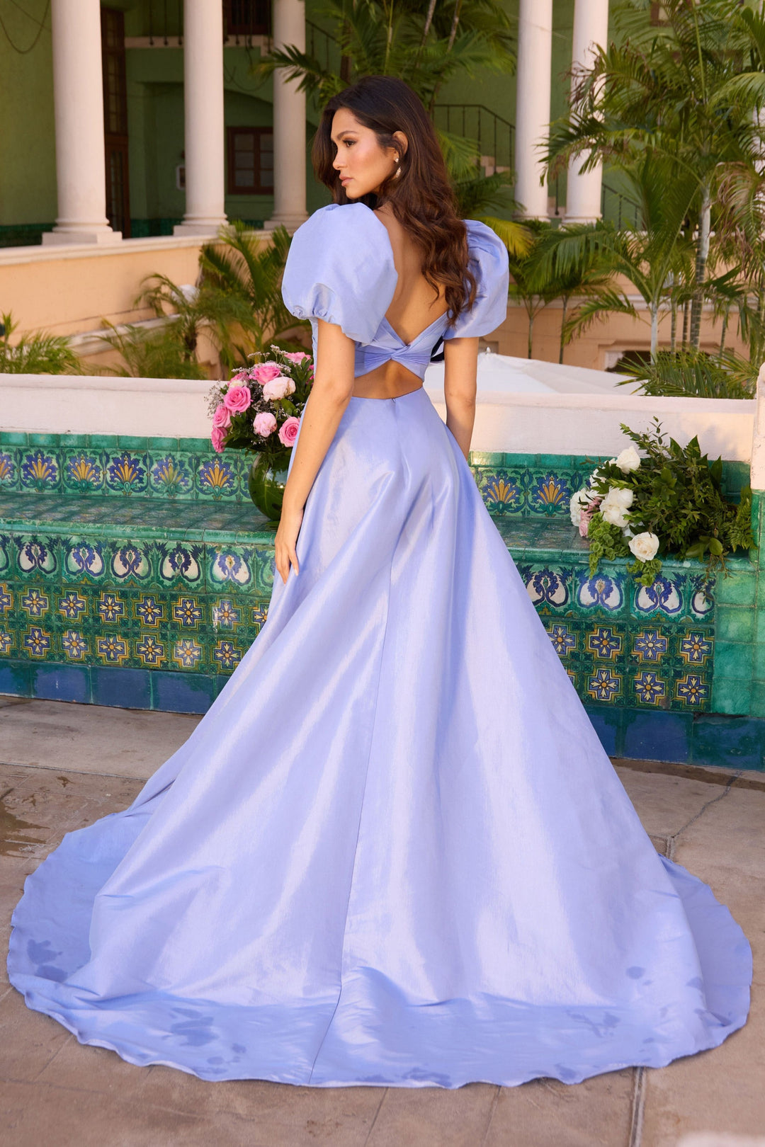 Prom Dresses A Line Long Formal Evening Prom Dress Periwinkle