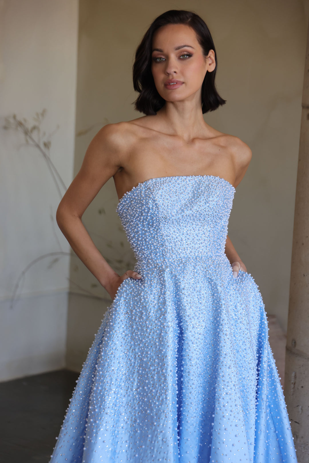 Prom Dresses Long Formal A Line Evening Prom Dress Ava Presley 42500 Powder Blue