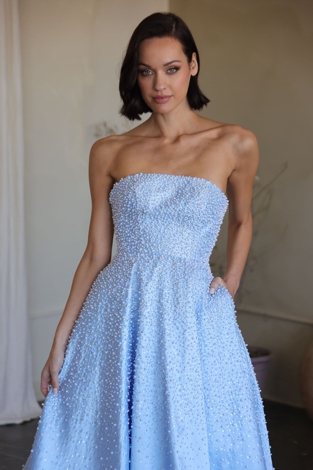Prom Dresses Long Formal A Line Evening Prom Dress Ava Presley 42500 Powder Blue