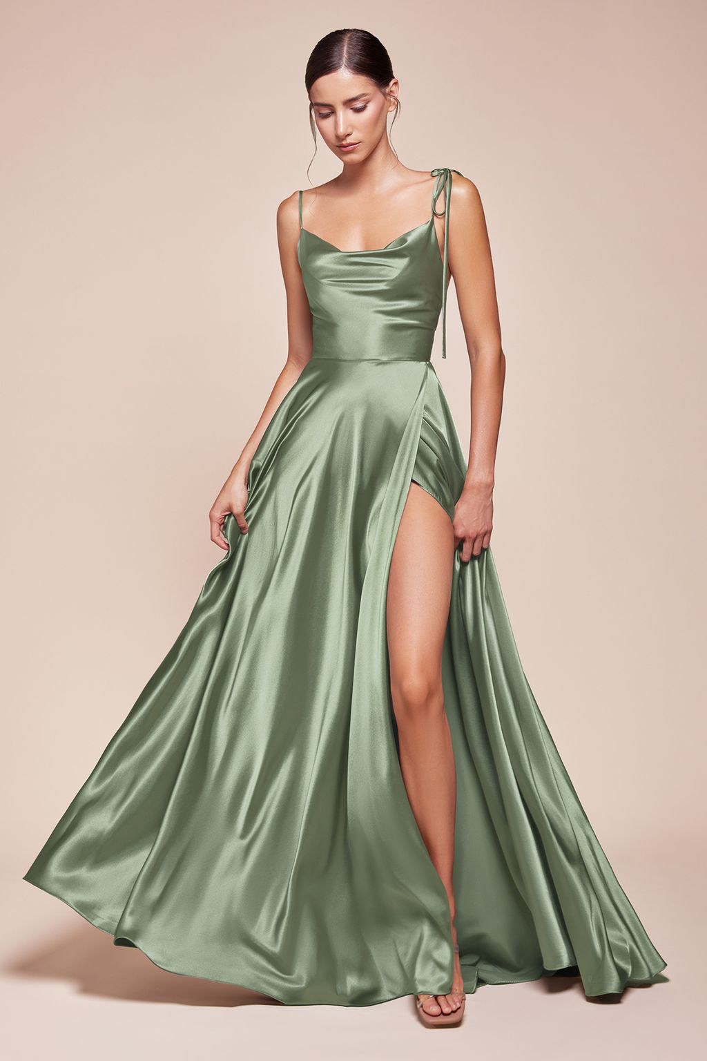 LaDivine BD104 Long Bridesmaid Formal Dress