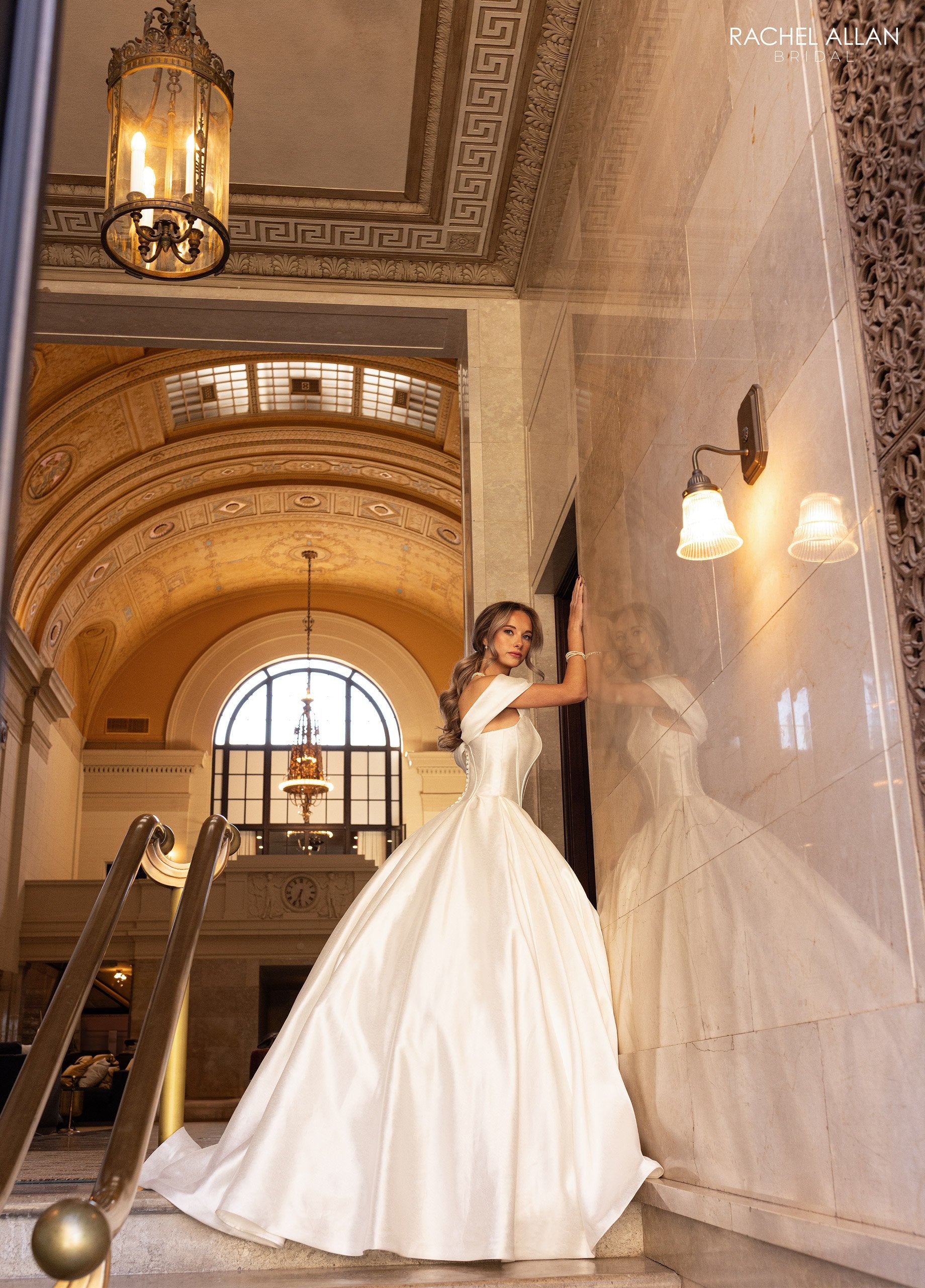Wedding Dresses Ball Gown Pleated Long Wedding Dress Ivory