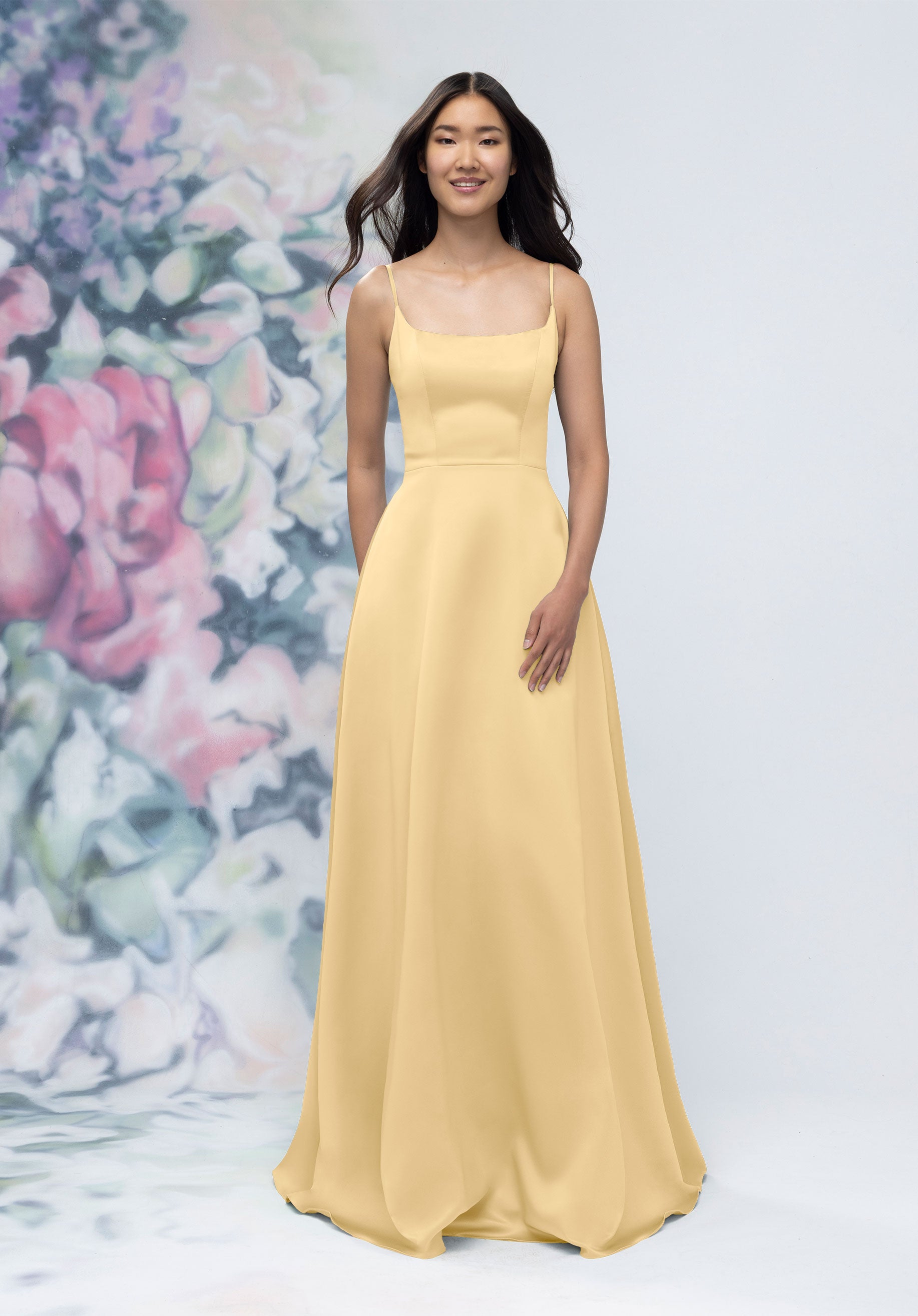 Formal Dresses A Line Long Formal Dress Buttercup-Satin-3030017-A Line