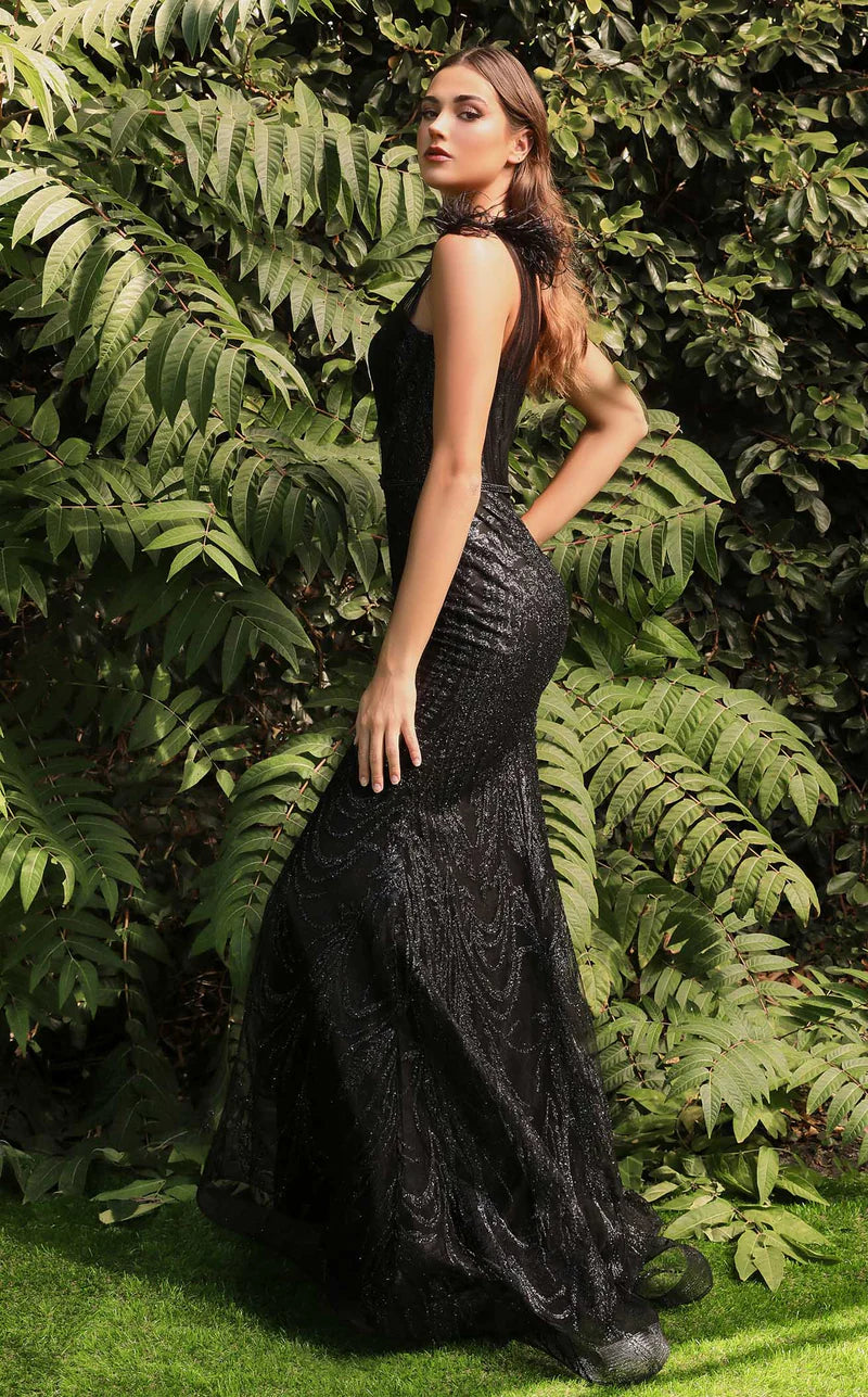 LaDivine CB087 Formal Sleeveless Long Prom Gown Black