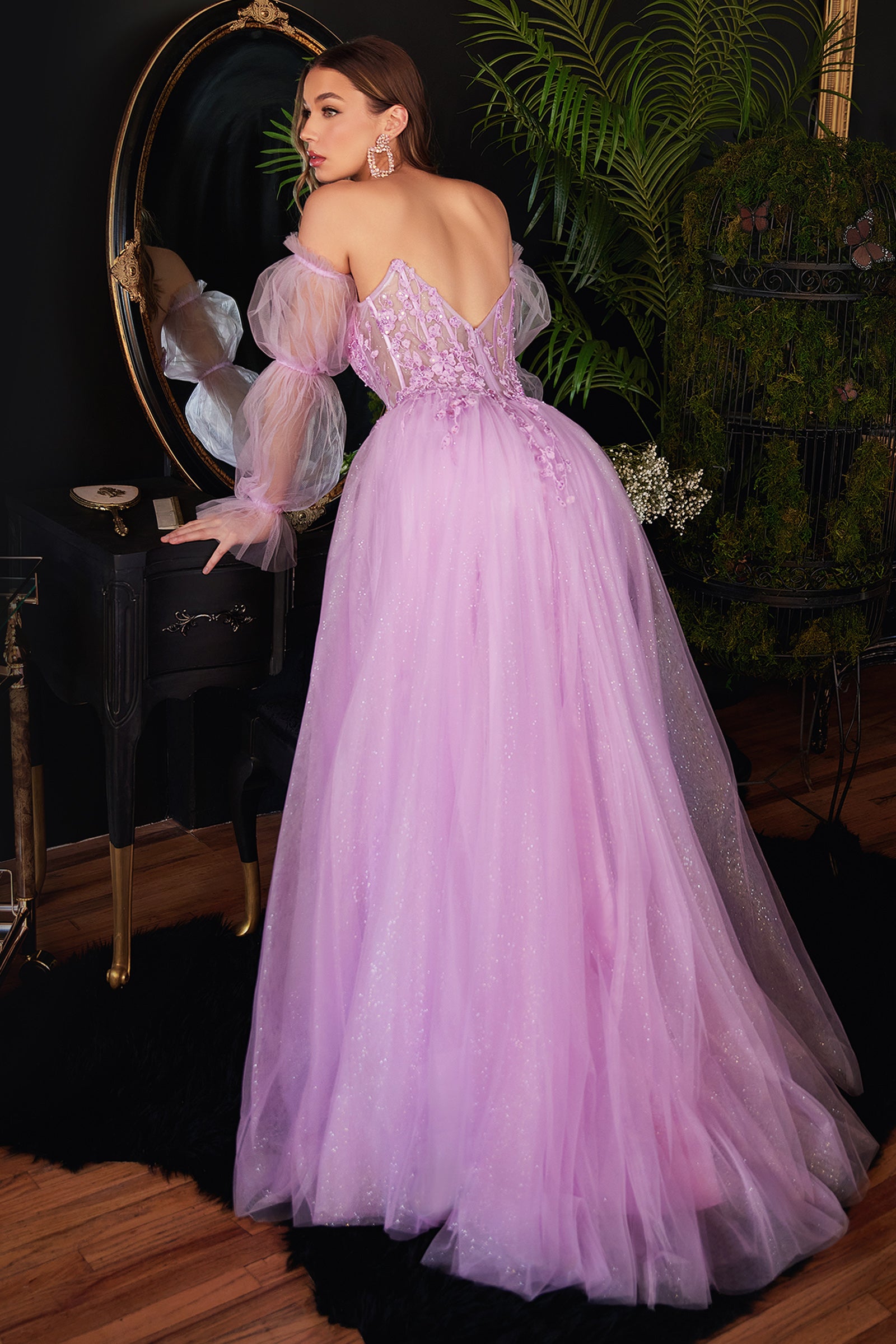 LaDivine CD997 Long Sleeve Formal Dress